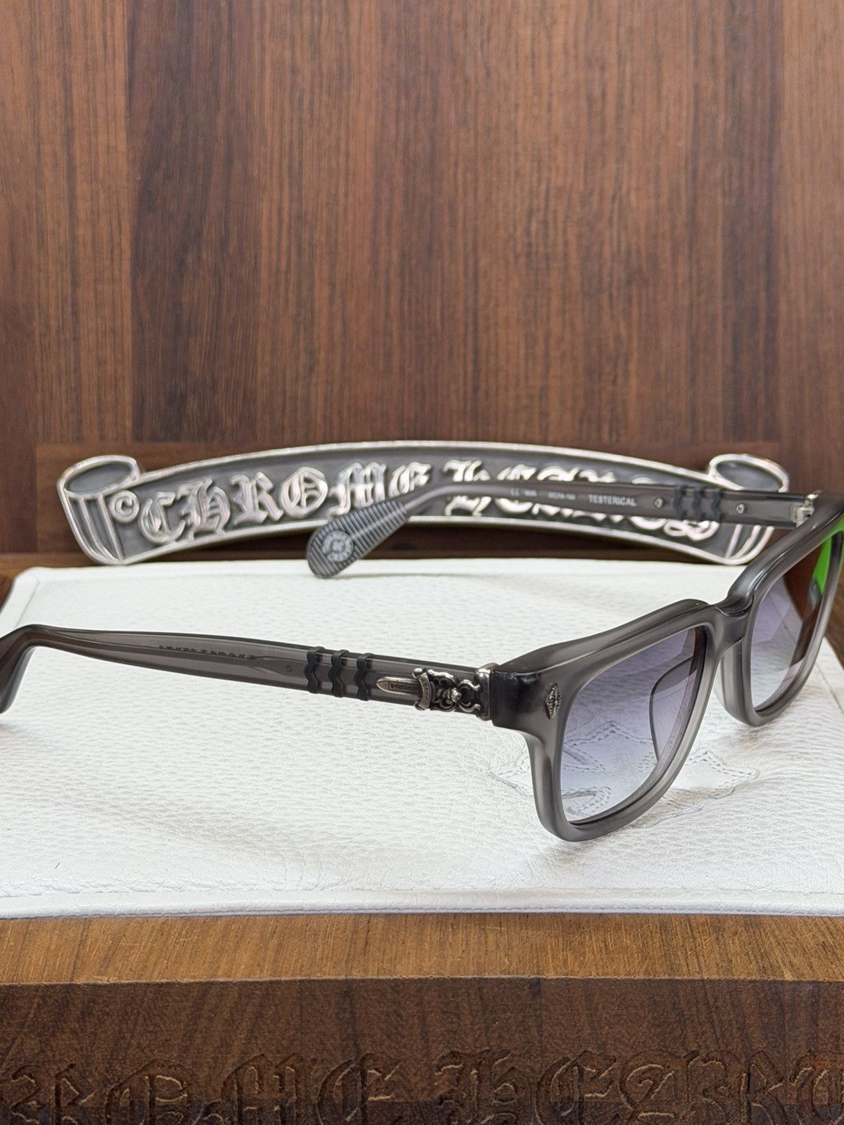 Chrome Hearts Chrome Hearts Testerical Sunglasses Size ONE SIZE - 4 Thumbnail