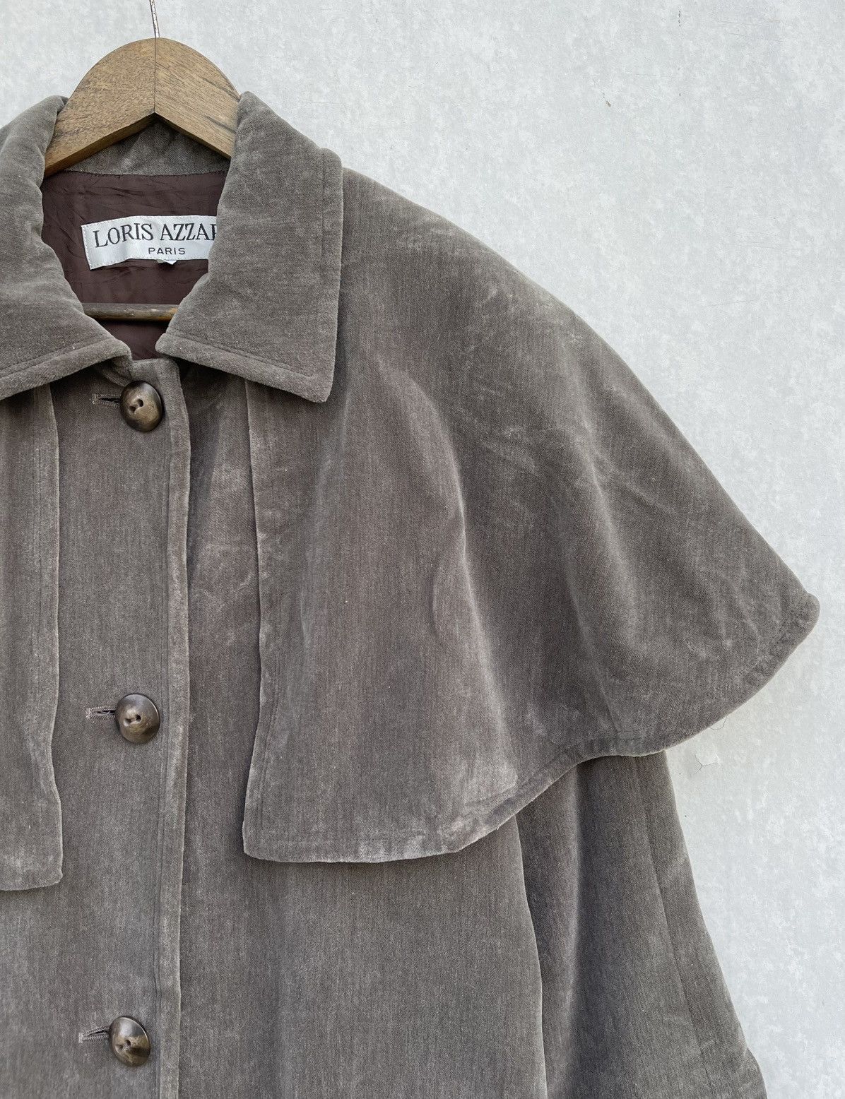 Beauty Beast × Japanese Brand 🔥Vintage Loris Azzaro Paris Overcoat Size L / US 10 / IT 46 - 6 Thumbnail