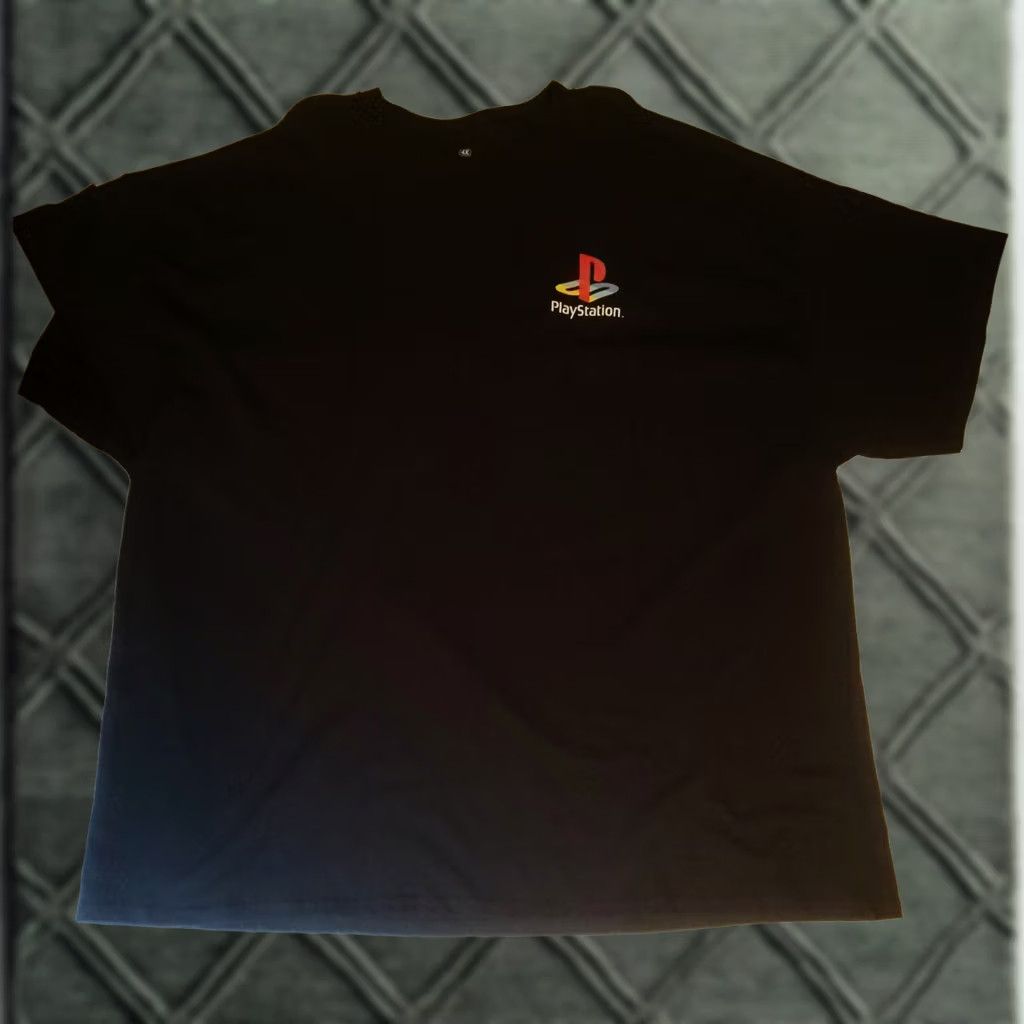 Vintage VINTAGE Playstation T-Shirt Mens 4XL Black Video Gamer Controller Buttons Graphic Size US XXL / EU 58 / 5 - 1 Thumbnail