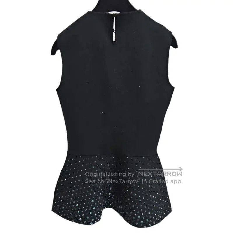 Dior Dior Women's Black Wool Short Sleeve Top . Size S / US 4 / IT 40 - 3 Thumbnail