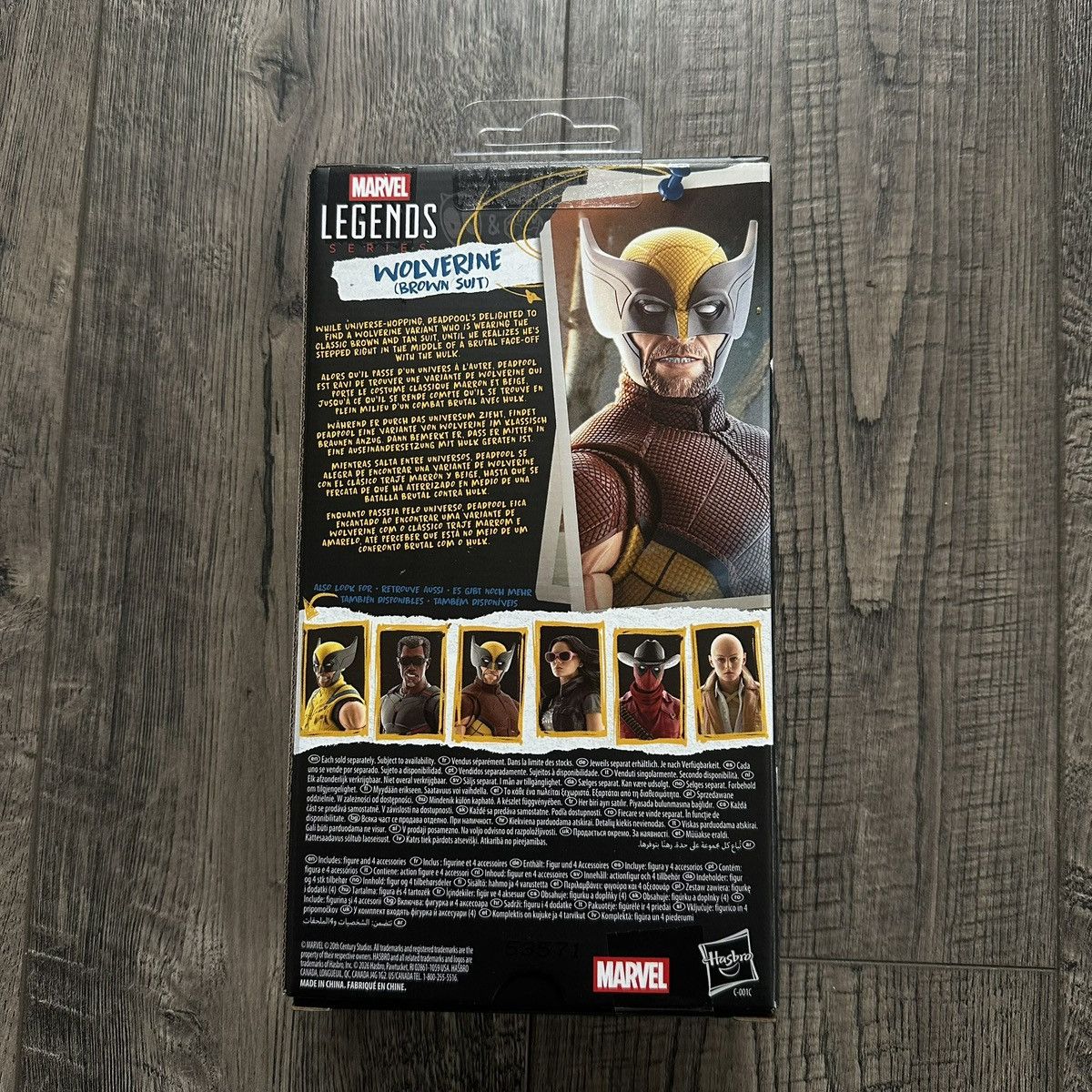 Marvel Comics Rare Marvel Legends Deadpool & Wolverine Brown Suit Figure Size ONE SIZE - 7 Thumbnail