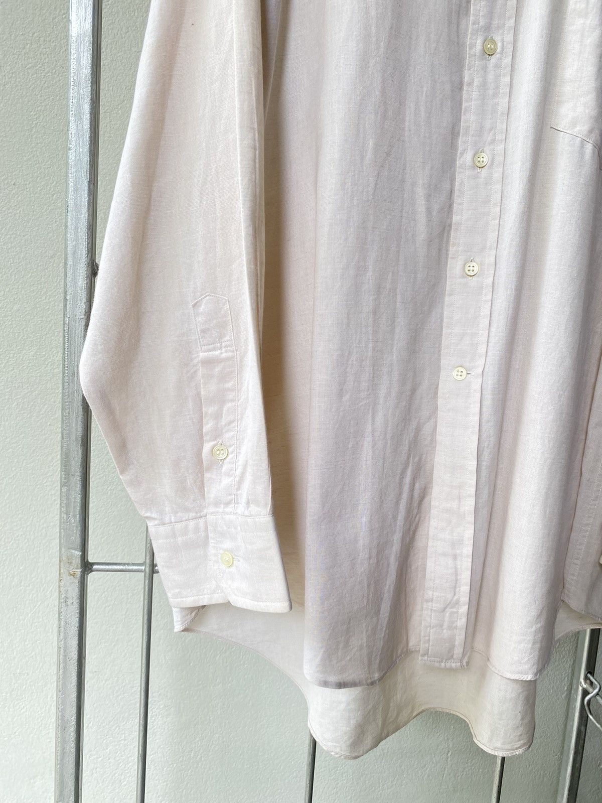 Balenciaga Balenciaga old rose long sleeve shirt Size US L / EU 52-54 / 3 - 10 Thumbnail