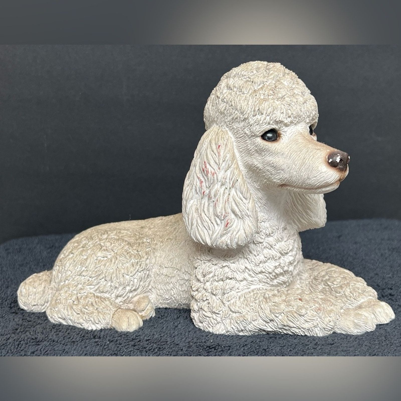 Vintage Vtg 1987 Sandicast Sandra Brue Poodle Statue Sculpt Doorstop Size ONE SIZE - 1 Thumbnail