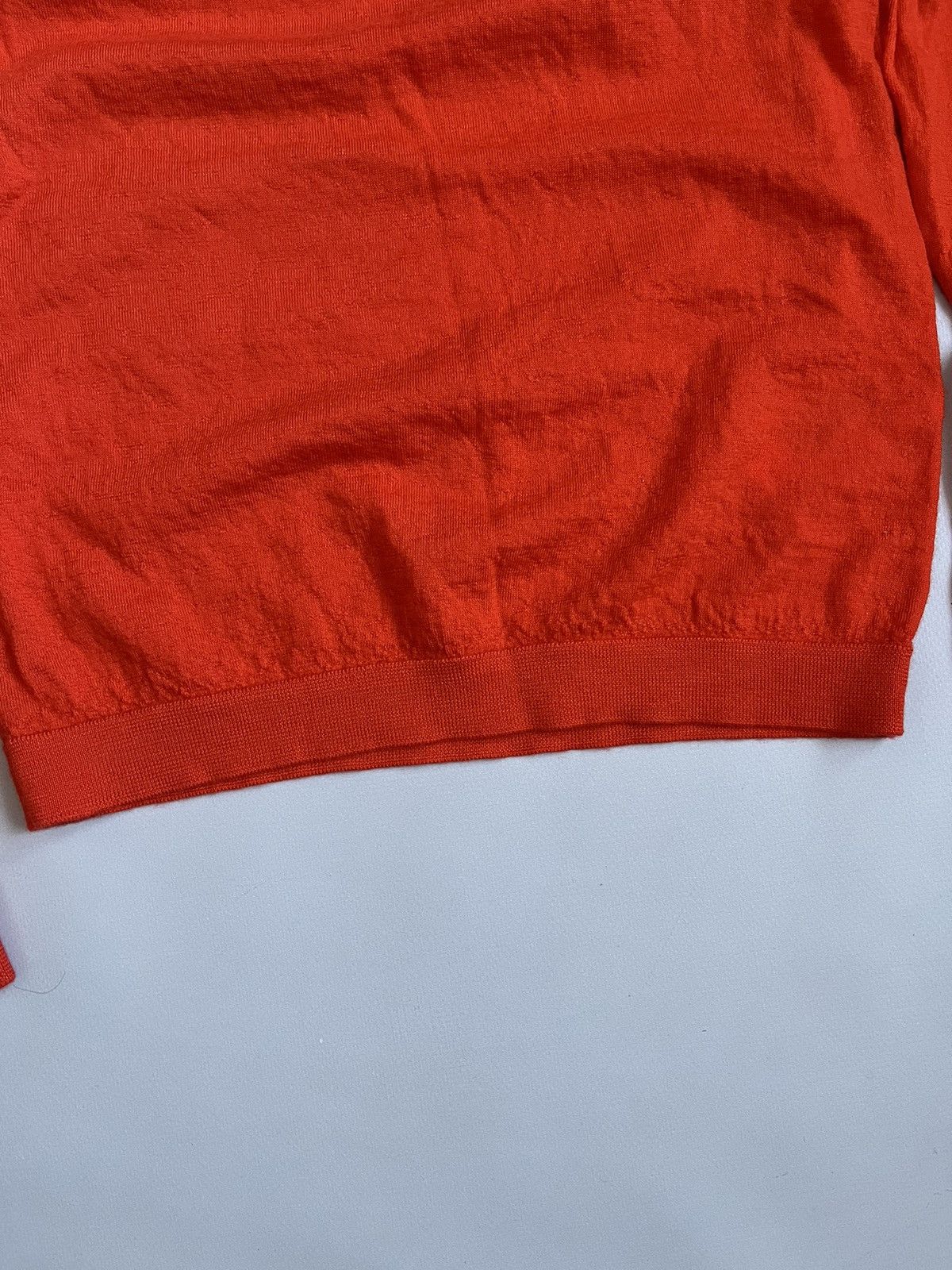 Ralph Lauren Purple Label Ralph Lauren Purple Label Women Orange Cashmere Knit Sweater Size S / US 4 / IT 40 - 6 Thumbnail