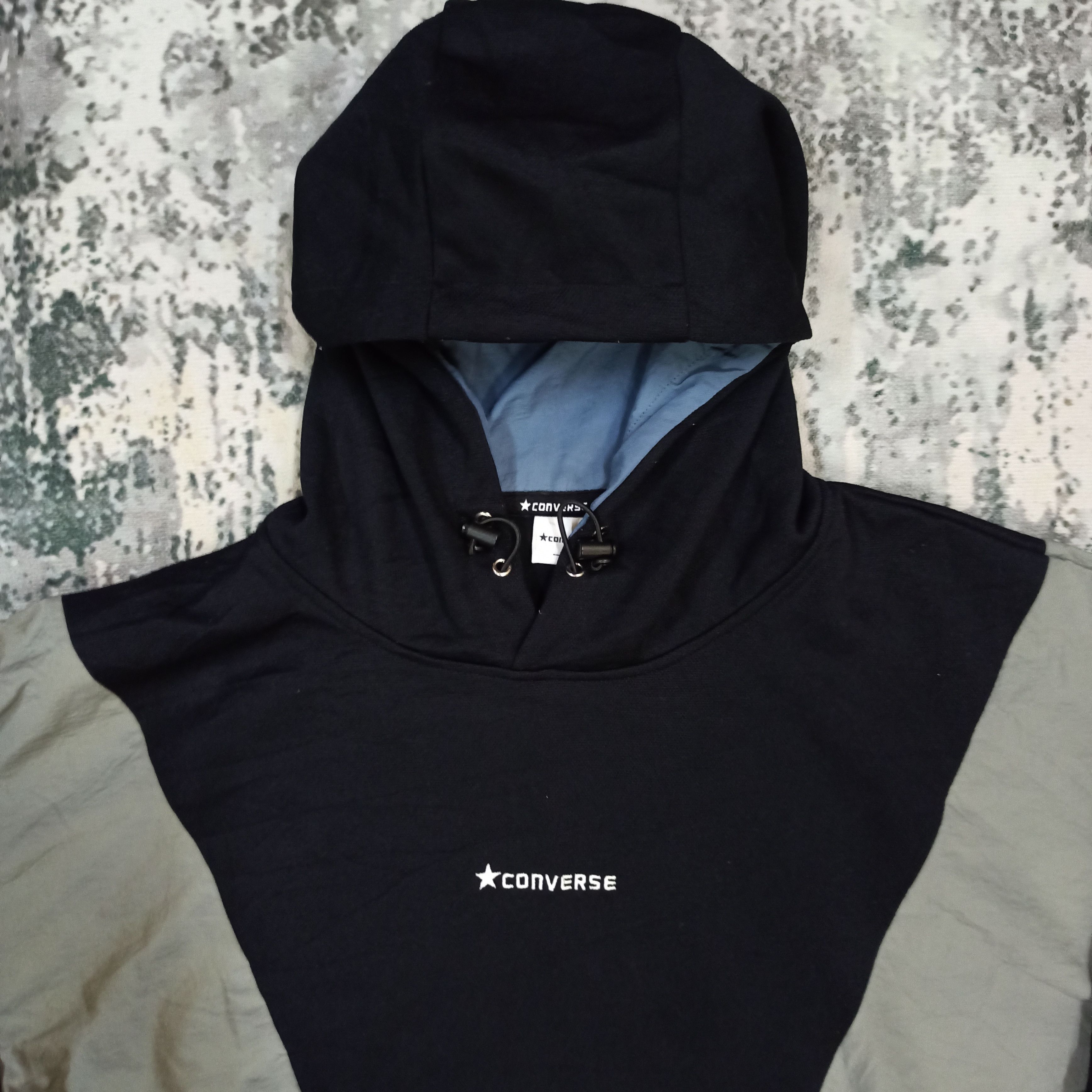 Converse Rare Converse Canter Logo Nylon + Polyester Hoodie Size US M / EU 48-50 / 2 - 2 Thumbnail