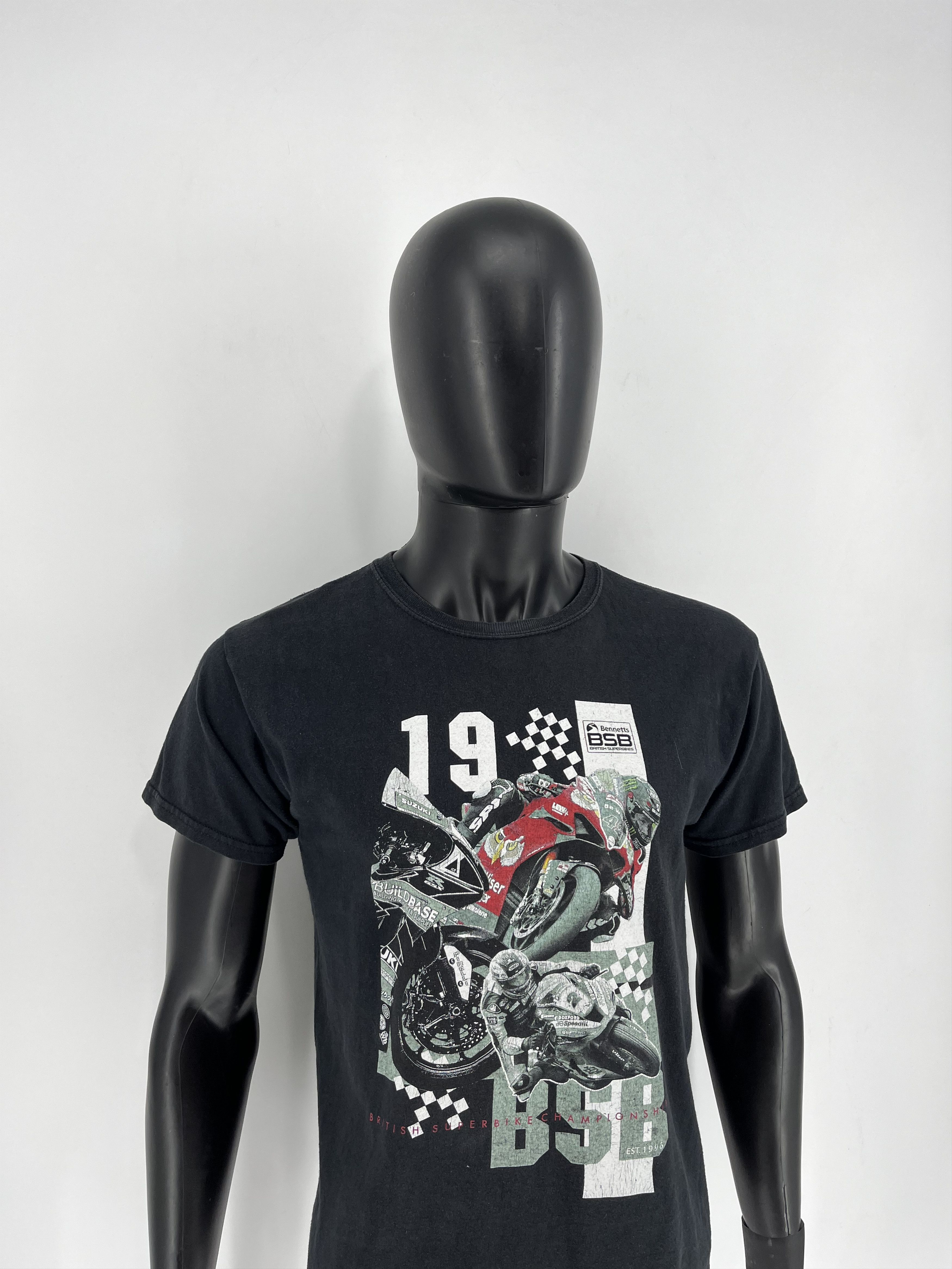Other Vintage BSB British Superbike Faded T-Shirt Y2k Suzuki M617 Size US XL / EU 56 / 4 - 3 Thumbnail