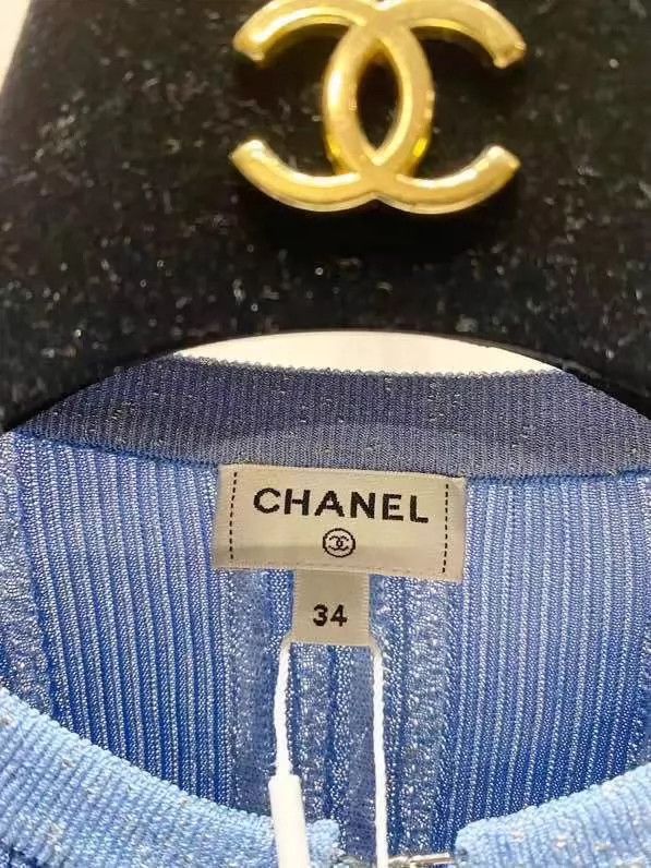 Chanel Chanel 23 Spring and Summer Wood Ear Thin Cardigan Long Sle Size XXS / US 00 / IT 34 - 2 Thumbnail