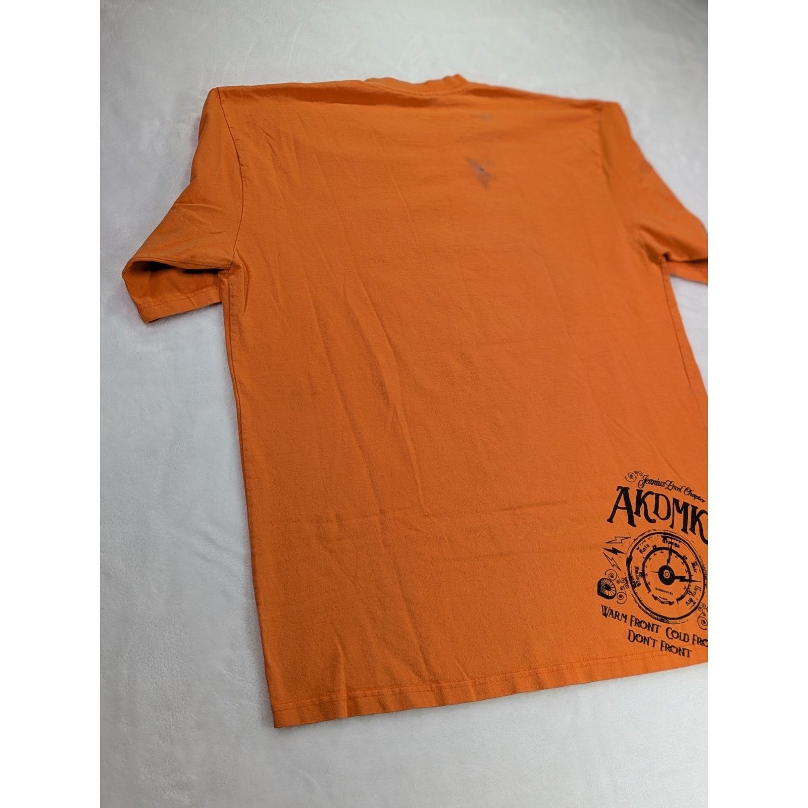 Akademiks VTG Akademiks Storm Riders Orange Tee XXL Embroidered 99 Size US XXL / EU 58 / 5 - 10 Thumbnail