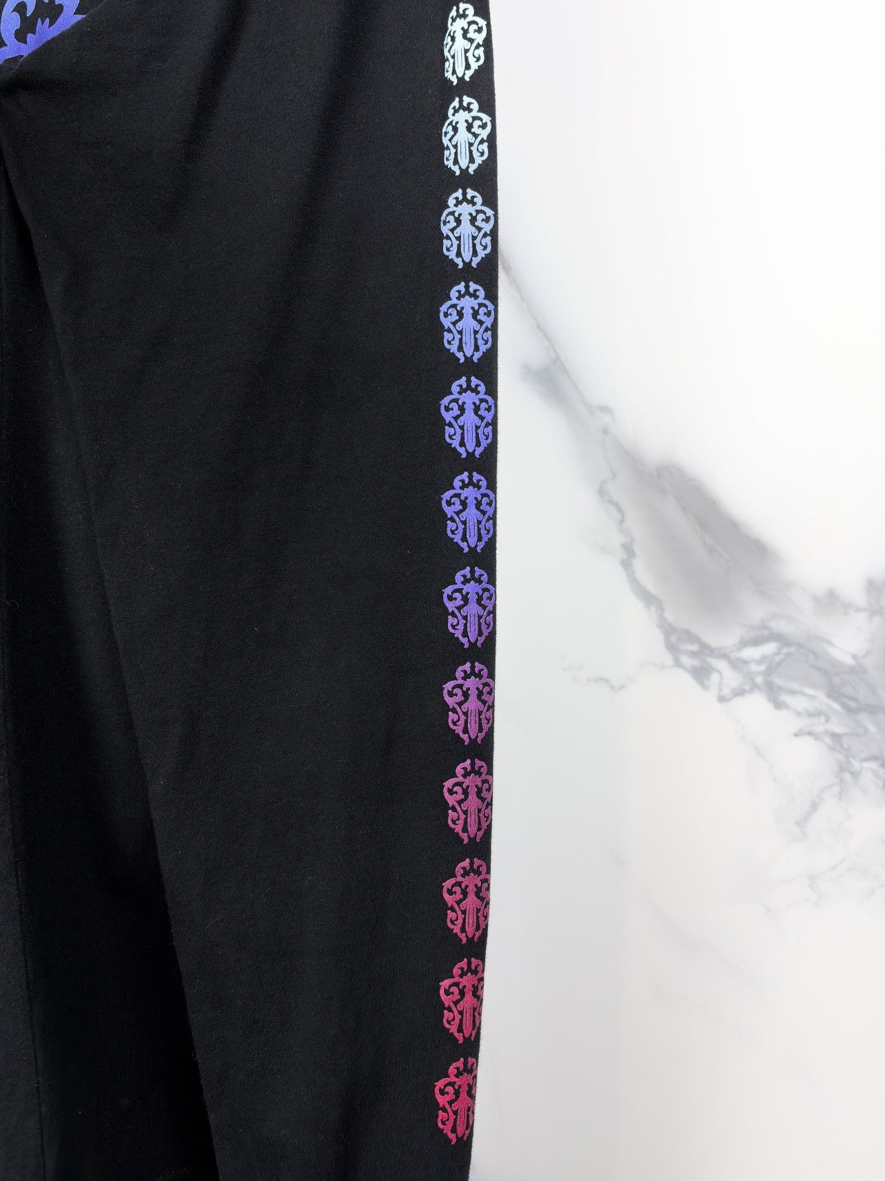Chrome Hearts Chrome Hearts Rainbow Gradient Horseshoe Longsleeve Tshirt Size US XXL / EU 58 / 5 - 4 Thumbnail
