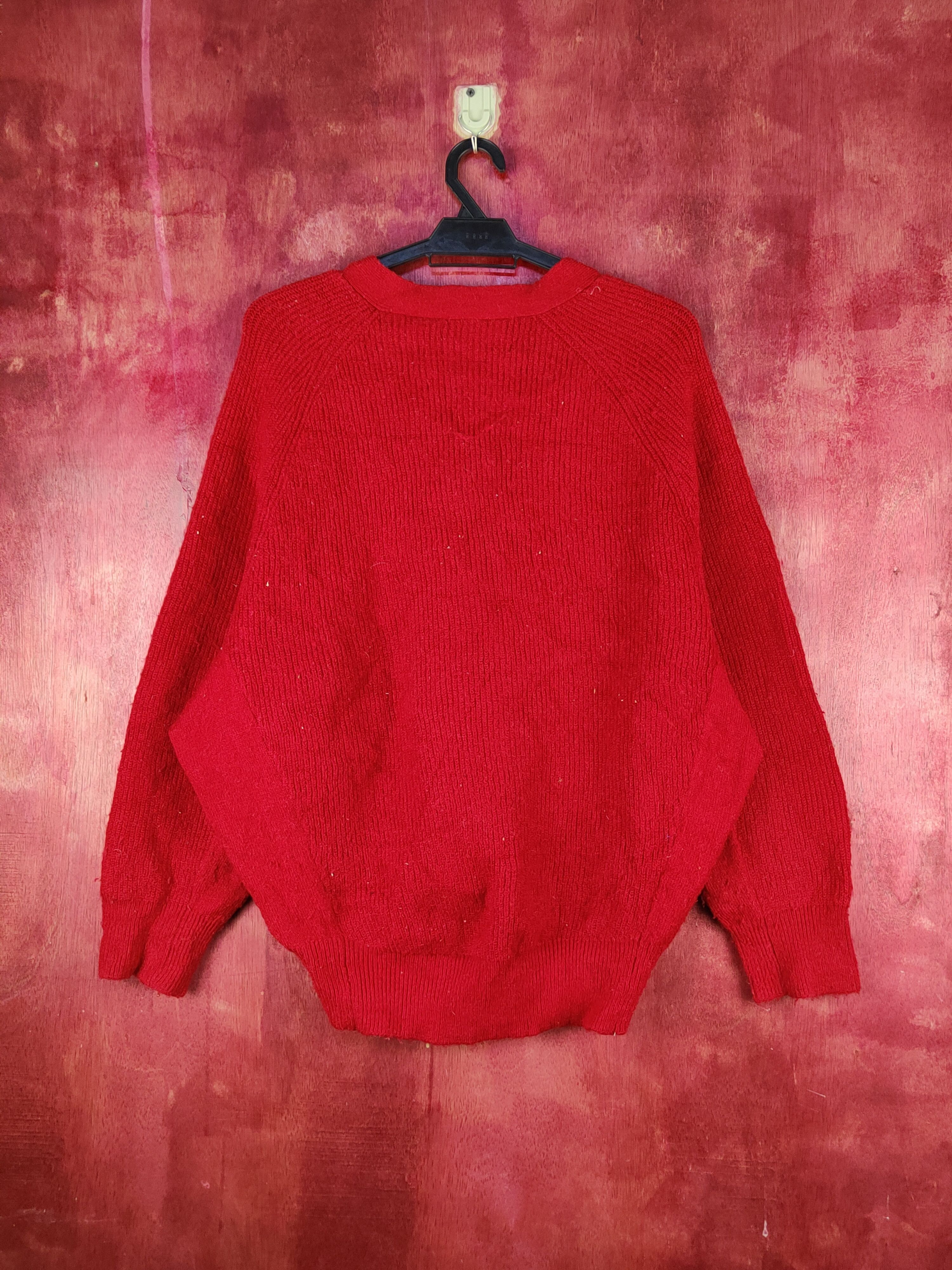 GU GU Red Knitwear cardigan japan Sweaters #S1578 Size L / US 10 / IT 46 - 7 Thumbnail