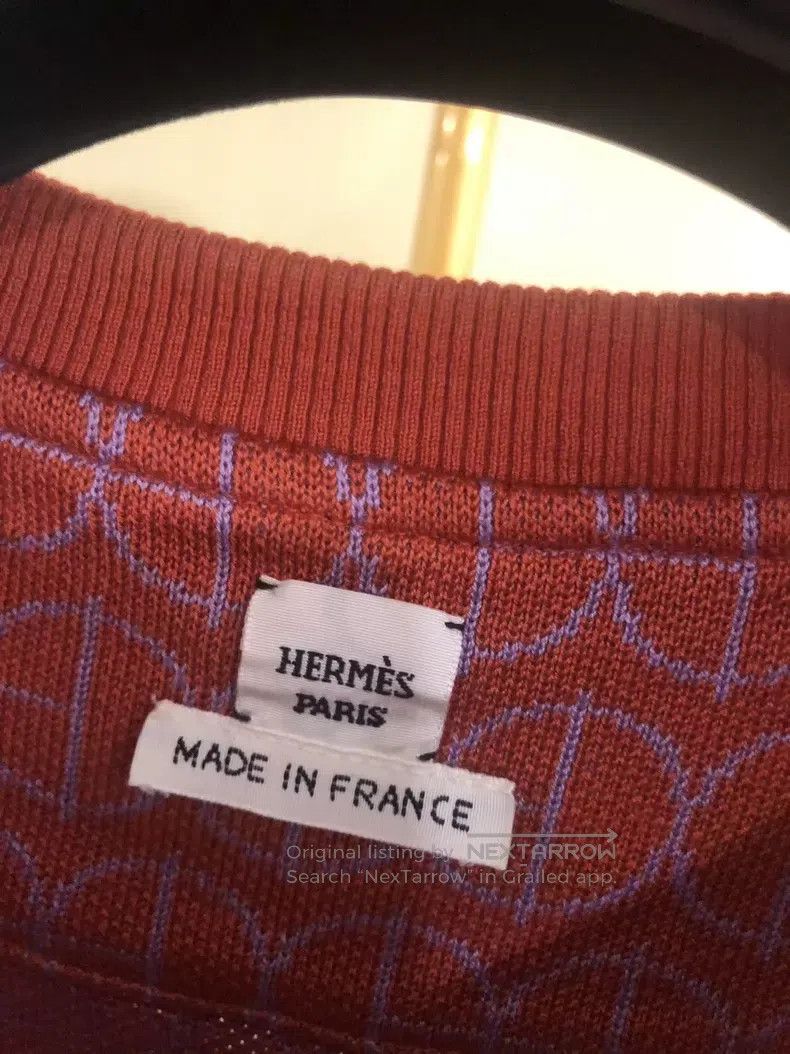 Hermes Hermes Red Full Print Short Sleeve T-Shirt Size XS / US 0-2 / IT 36-38 - 3 Thumbnail
