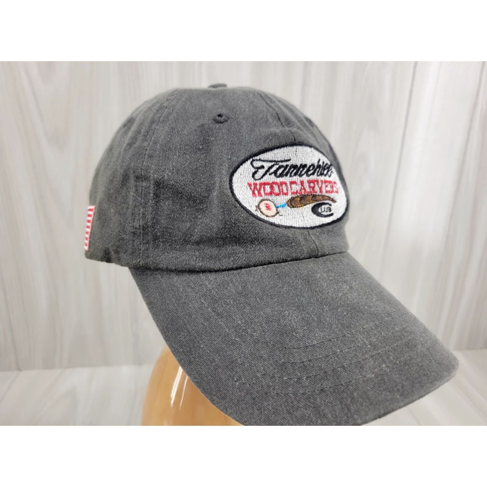 Port & Company Tannehill Woodcarvers Club Hat Gray Baseball Cap Mens One Size Port & Company Size ONE SIZE - 4 Thumbnail