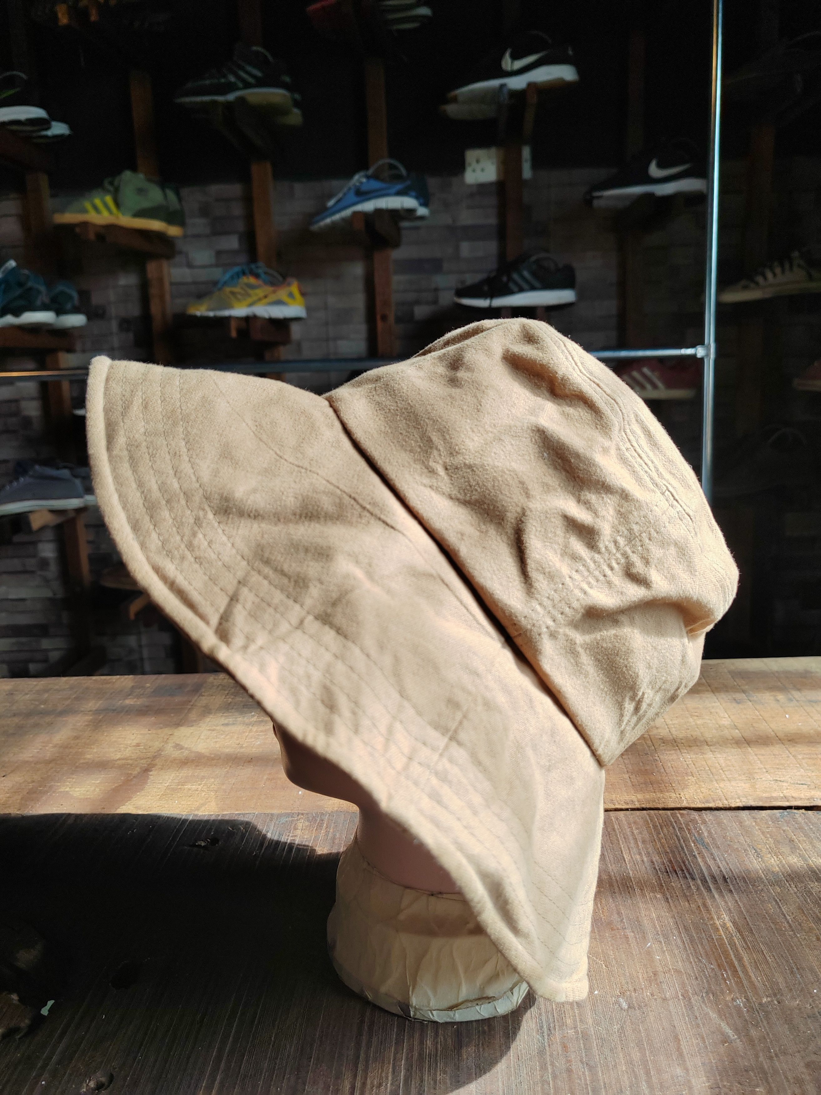 Japanese Brand Vintage Japanese Style Bucket Hat Cap Size ONE SIZE - 3 Thumbnail