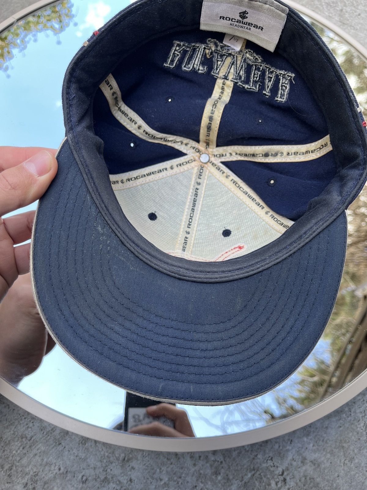 Rocawear Vintage Rap Cap Rocawear Snap Back Y2k 2000s 90s Swag Skate Size ONE SIZE - 14 Thumbnail