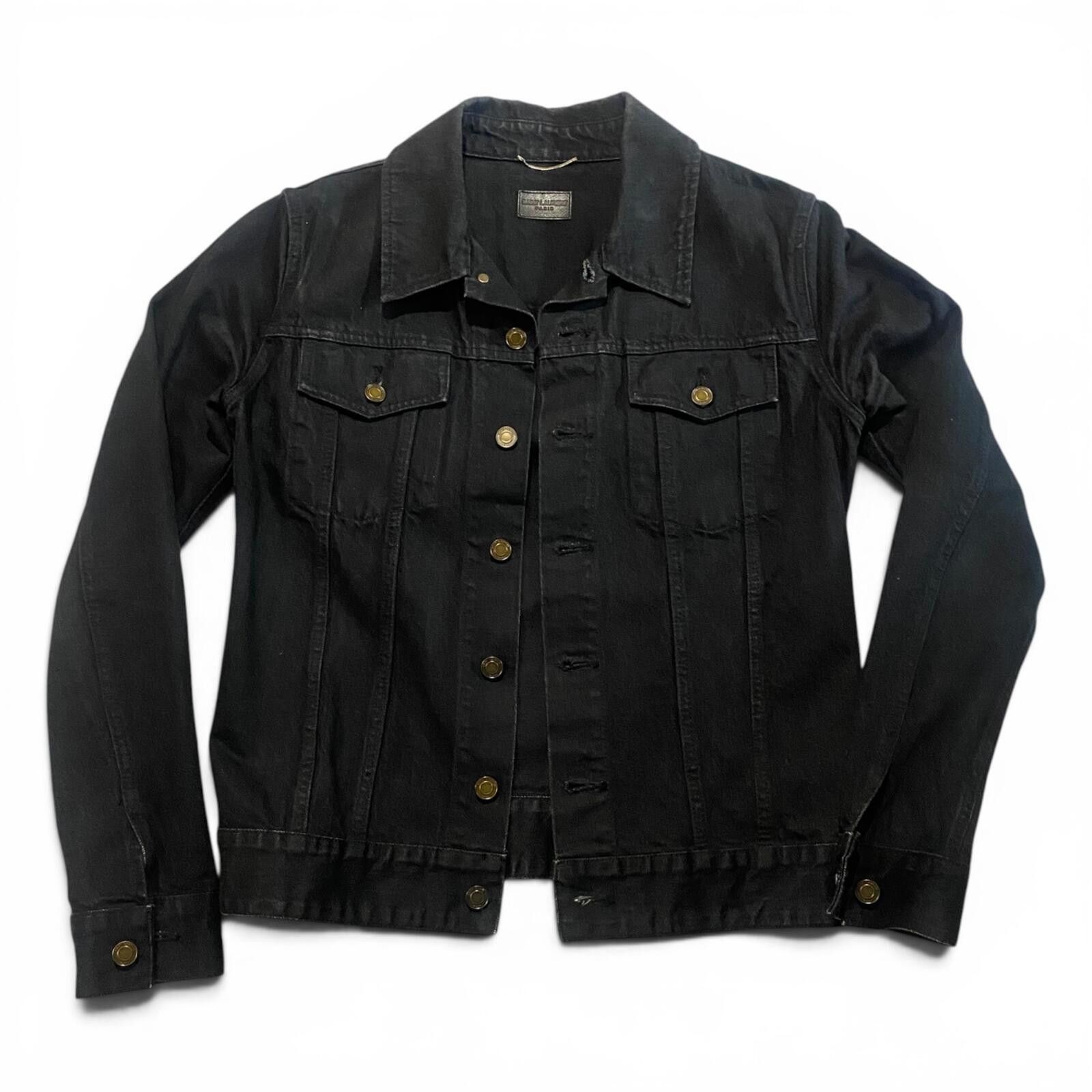 Saint Laurent Paris Saint Laurent SS17 Denim Trucker Jacket Size US S / EU 44-46 / 1 - 9 Thumbnail