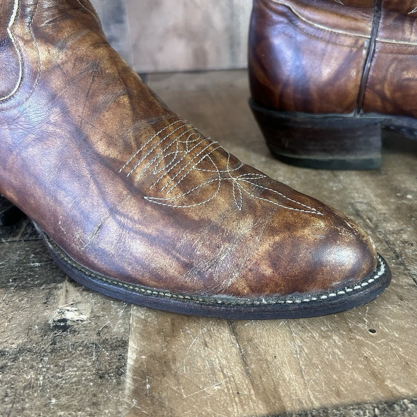 Tony Lama Tony Lama Vintage Gold Label Western Cowboy Boots Mens 11 B Size US 11 / EU 44 - 10 Thumbnail