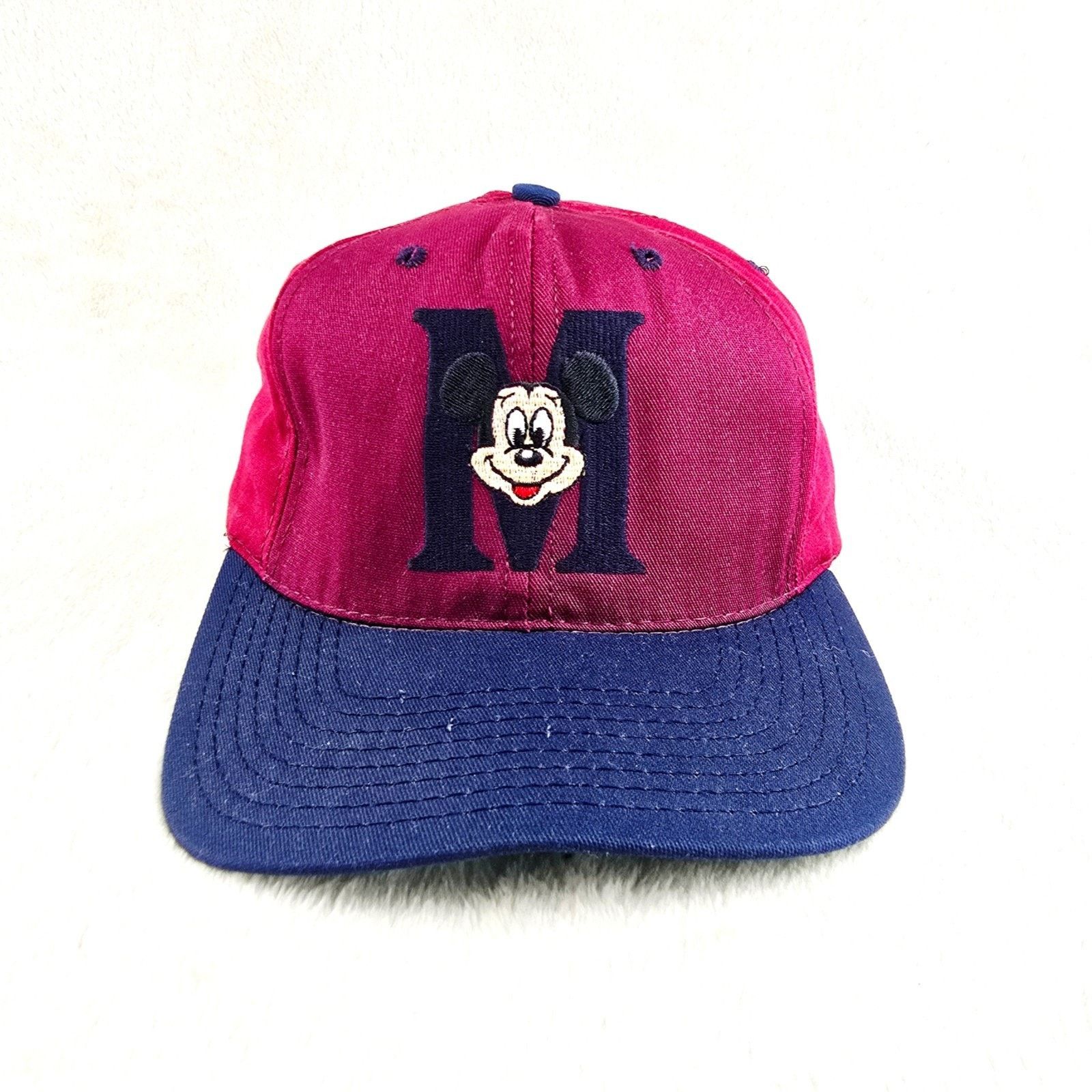 Disney Vintage Disney Mickey Mouse Hat Cap Strapback Theme Park 90s Size ONE SIZE - 1 Thumbnail