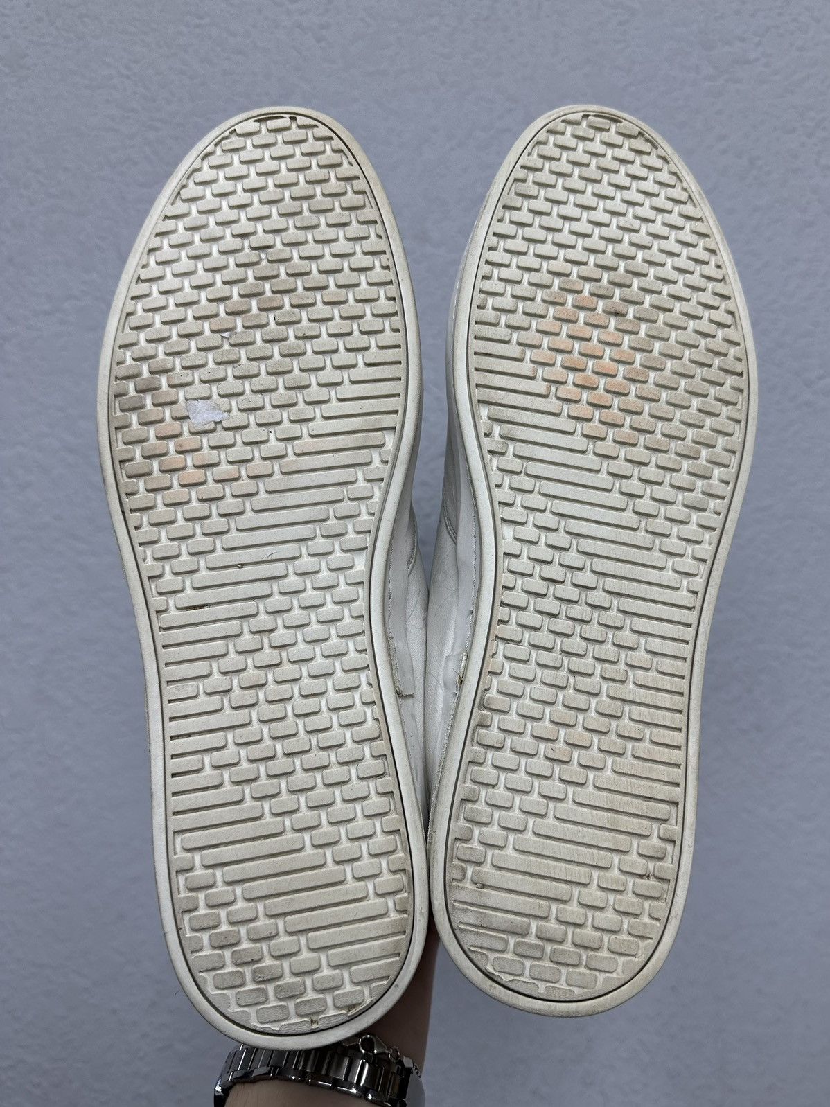 Louis Vuitton Vintage Louis Vuitton Sneakers White Leather Size US 9 / EU 42 - 8 Thumbnail