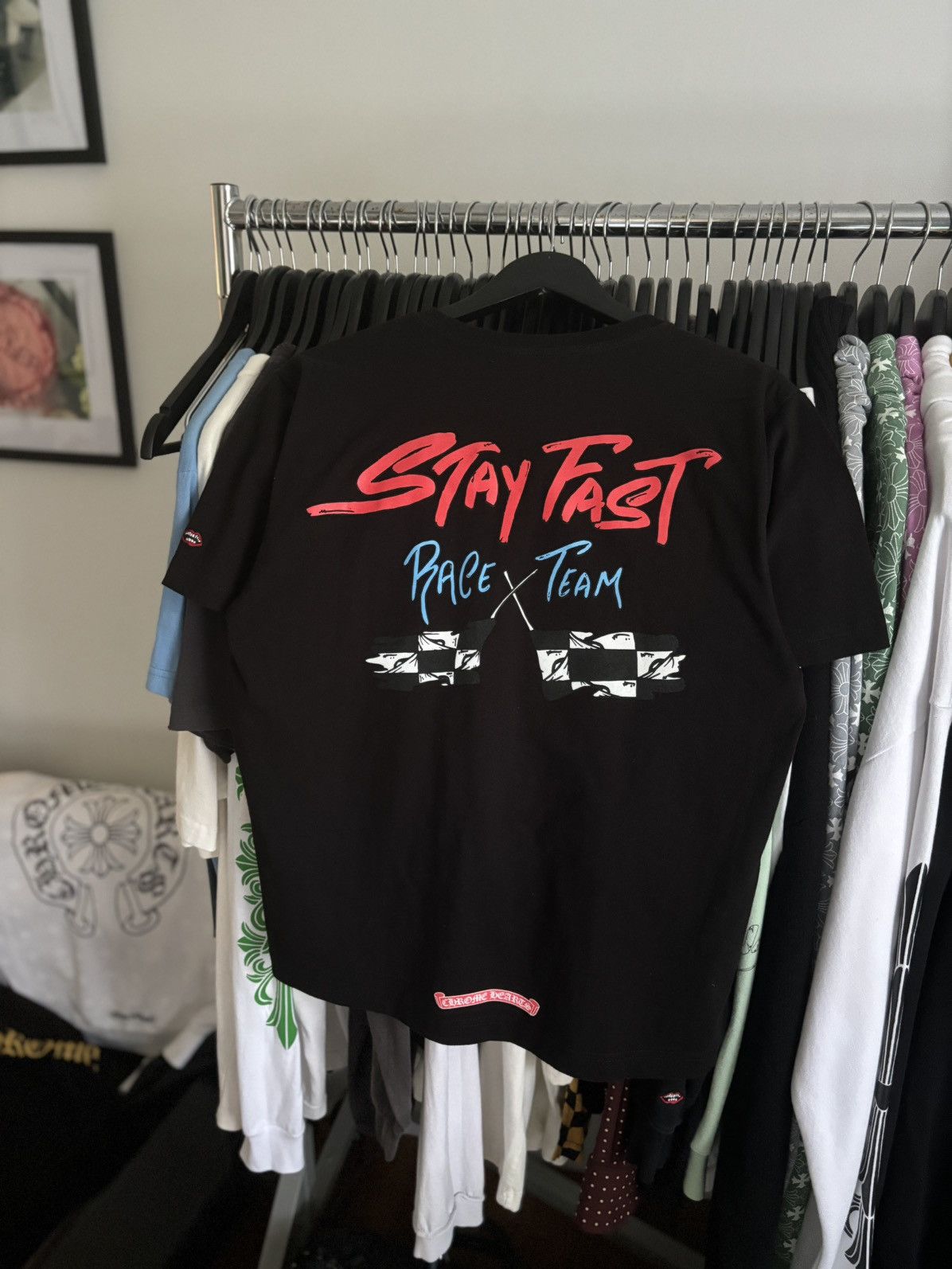 Chrome Hearts CHROME HEARTS MATTY BOY STAY FAST T-SHIRT | Grailed