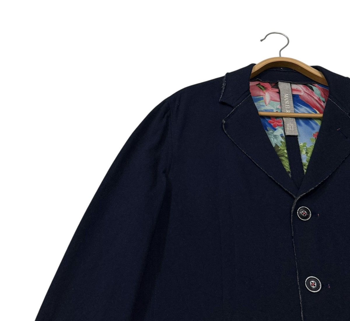 Manuel Ritz Vintage Manuel Ritz Deconstructred Chore Floral Jacket Size US L / EU 52-54 / 3 - 6 Thumbnail