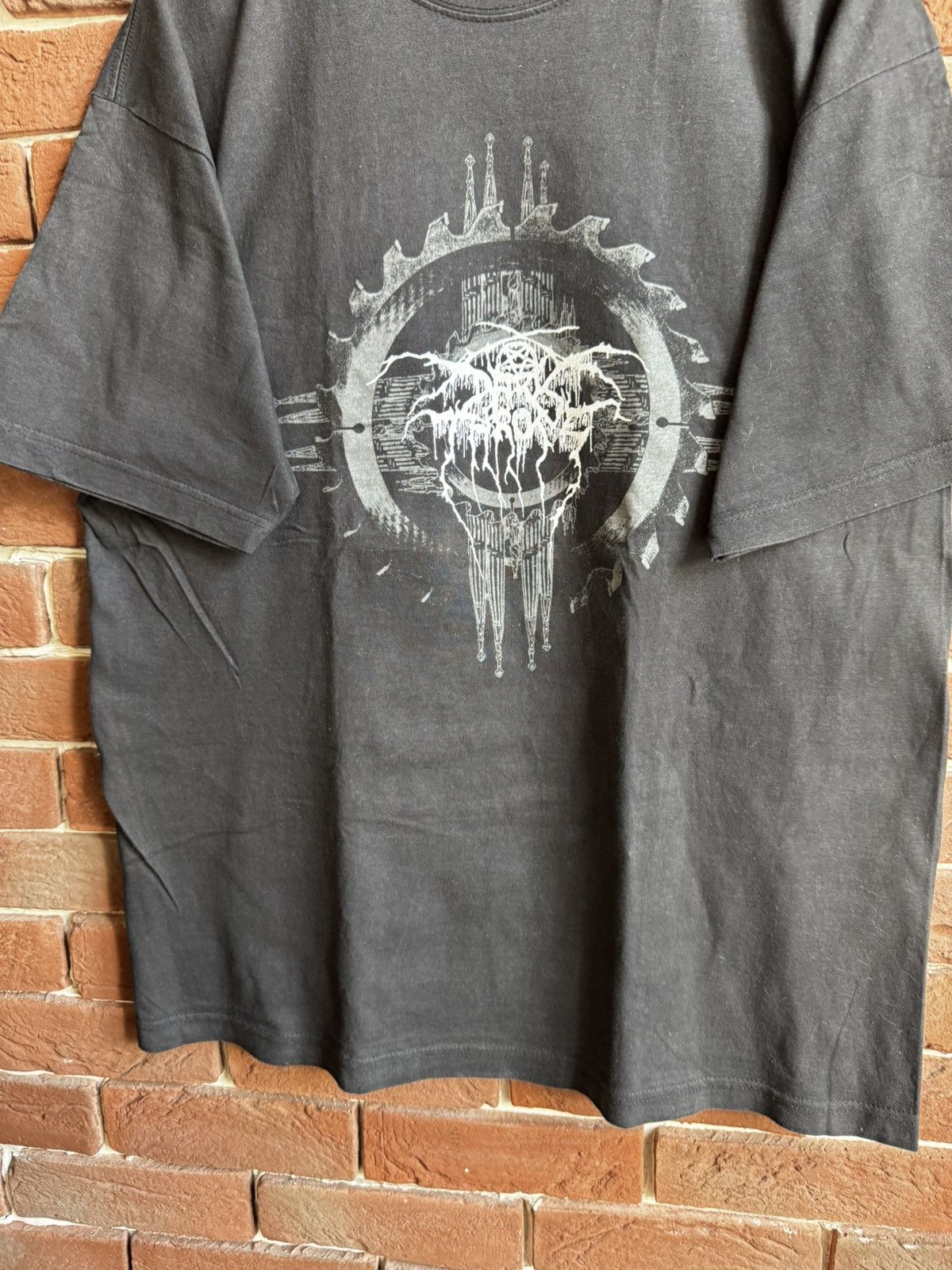 Band Tees Rare 00s DARKTHRONE Hate Them Vintage Band Metal T-Shirt Size US XL / EU 56 / 4 - 4 Thumbnail