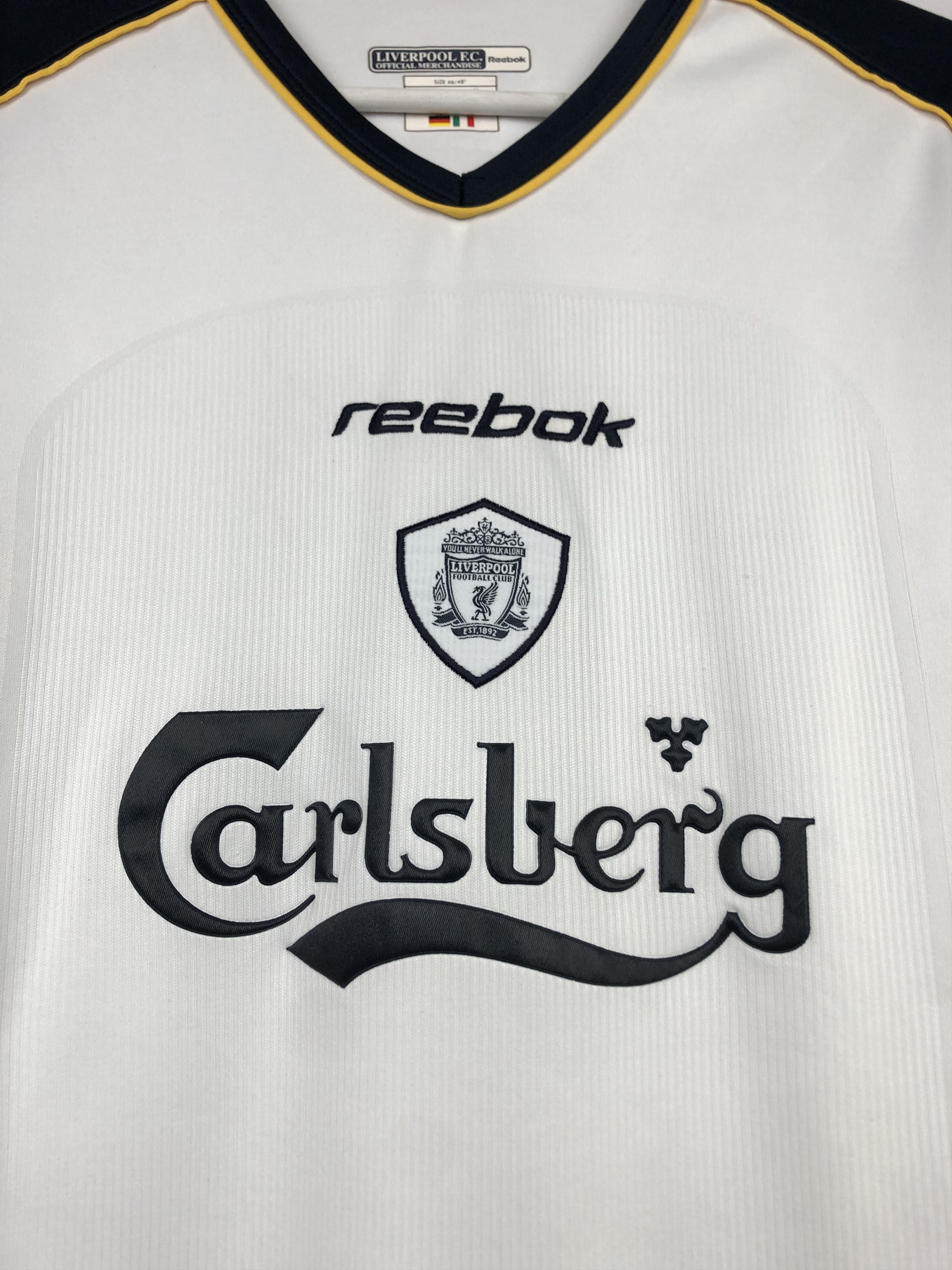 Vintage Liverpool football shirt Soccer Long Sleeve Jersey Reebok Size US XXL / EU 58 / 5 - 3 Thumbnail