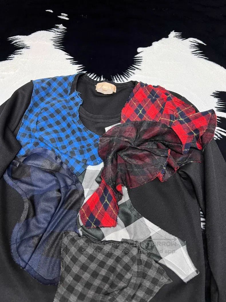 Comme des Garcons Comme Des Garcons Multi-Plaid Patchwork Decorated Top Size XS / US 0-2 / IT 36-38 - 3 Thumbnail