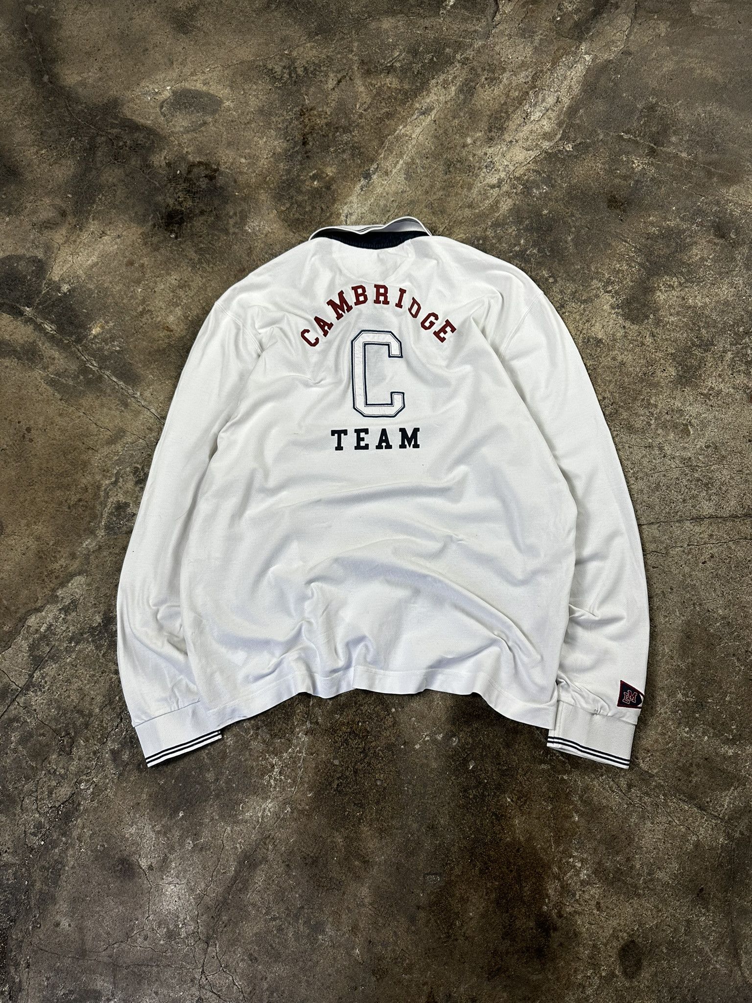 La Martina Vintage Y2k La Martina Cambridge University Longsleeve Polo Size US XXL / EU 58 / 5 - 4 Thumbnail