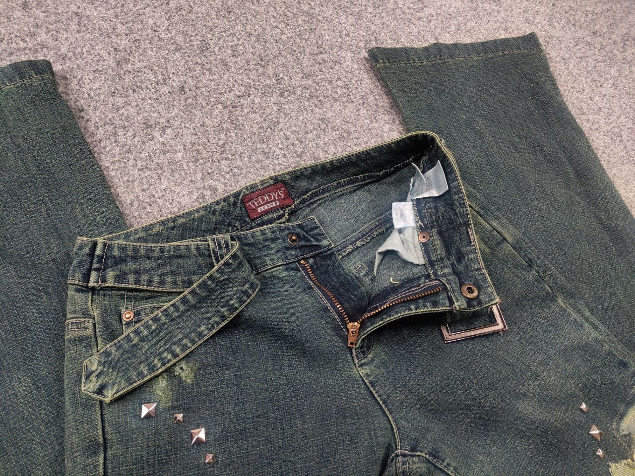 If Six Was Nine Vintage Y2K hysteric glamour Japan low-rise jeans Flared LGB Size 26" / US 2 / IT 38 - 13 Thumbnail