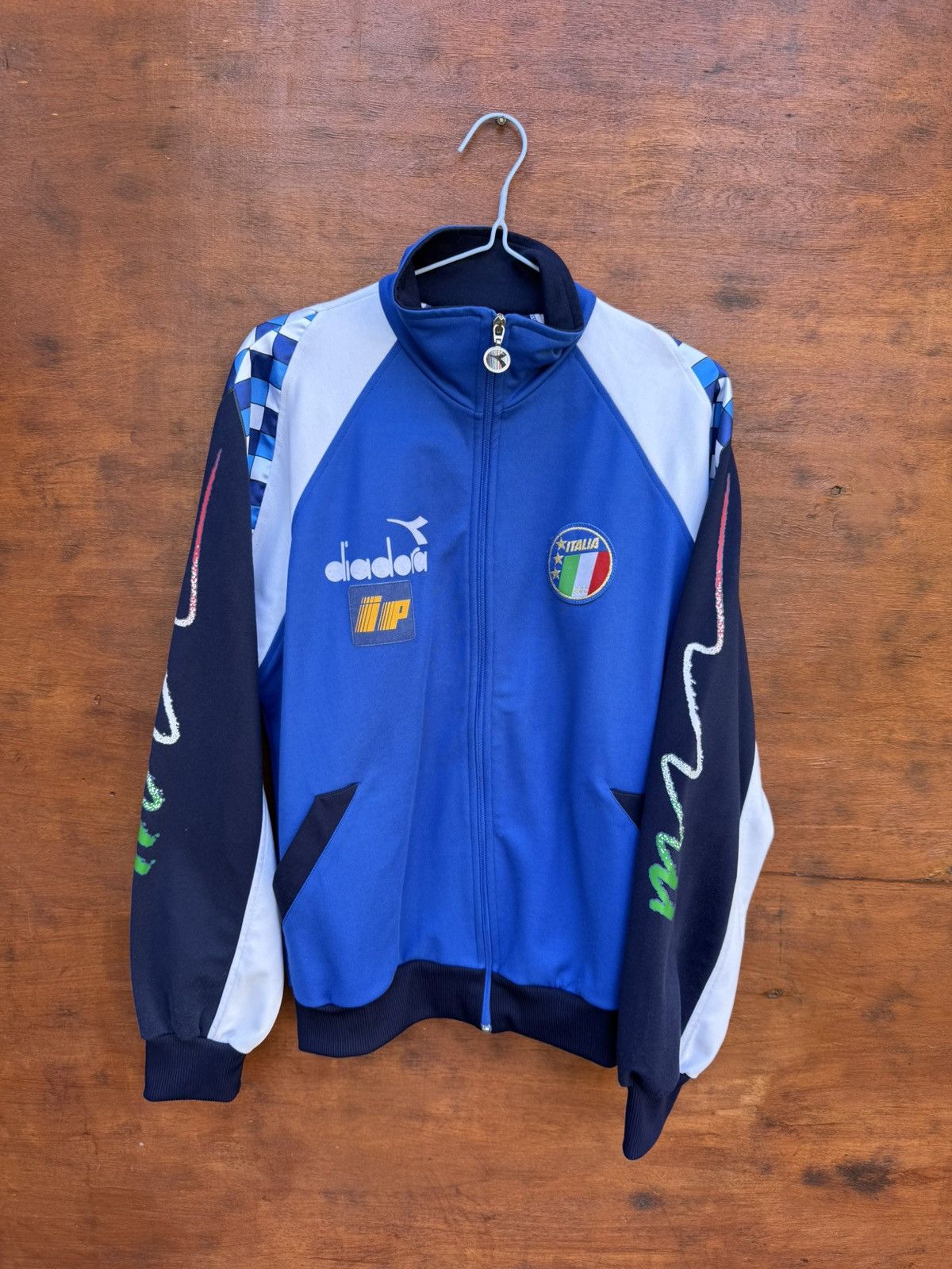 Diadora Italy National Team 1990/1992 Diadora Track Jacket sz L Size US L / EU 52-54 / 3 - 1 Thumbnail