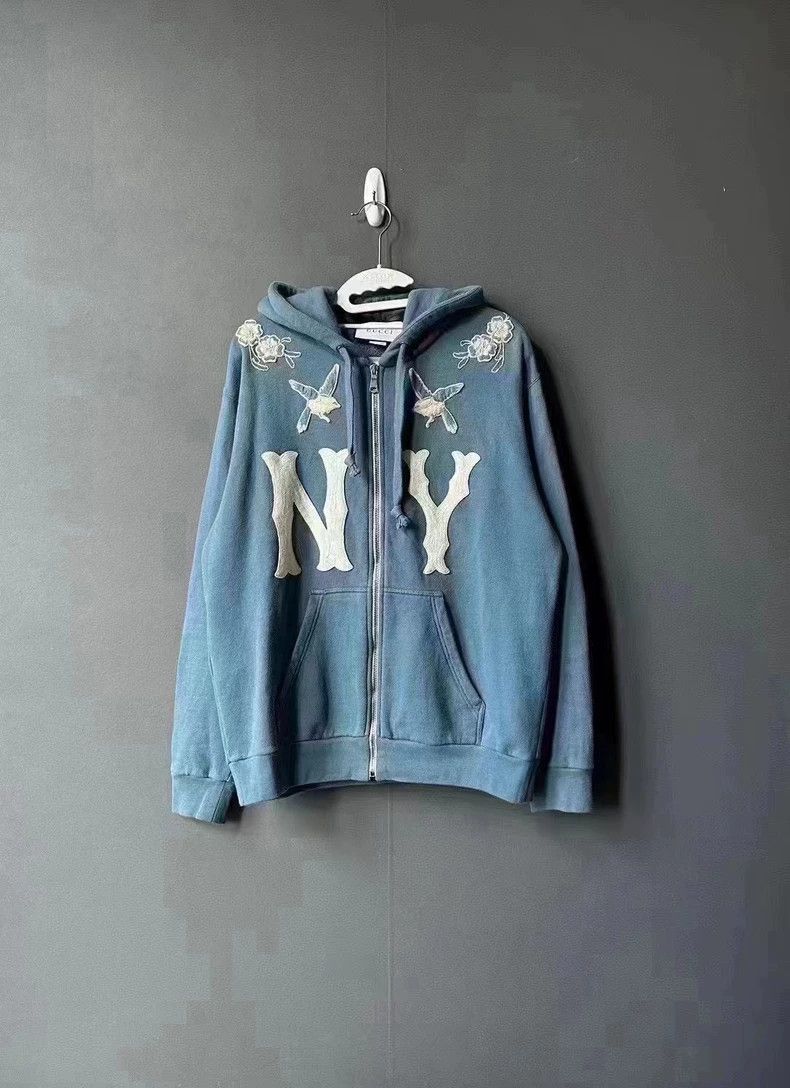 Gucci Gucci MLB ny floral embroidered jacket 2502-Nextarrow Size US S / EU 44-46 / 1 - 1 Thumbnail