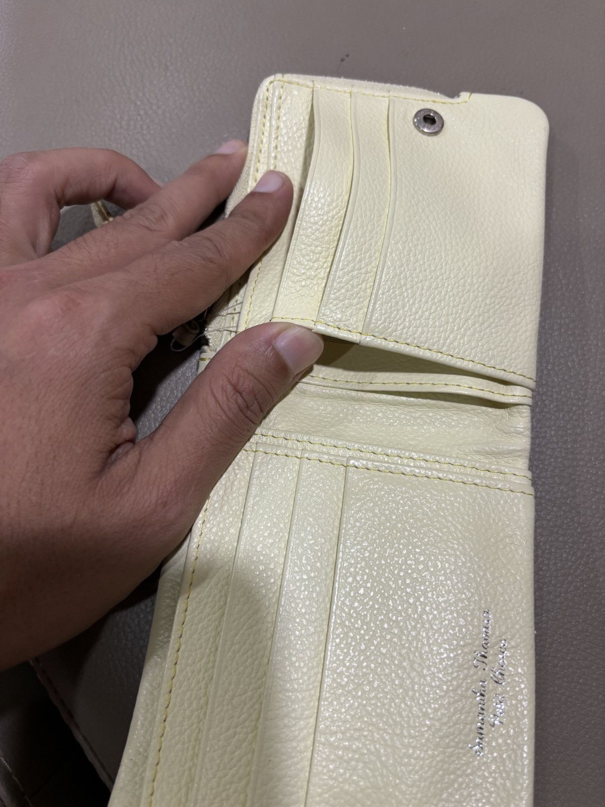 Japanese Brand Authentic Samantha Thavas Leather Zipper Wallet Size ONE SIZE - 7 Thumbnail