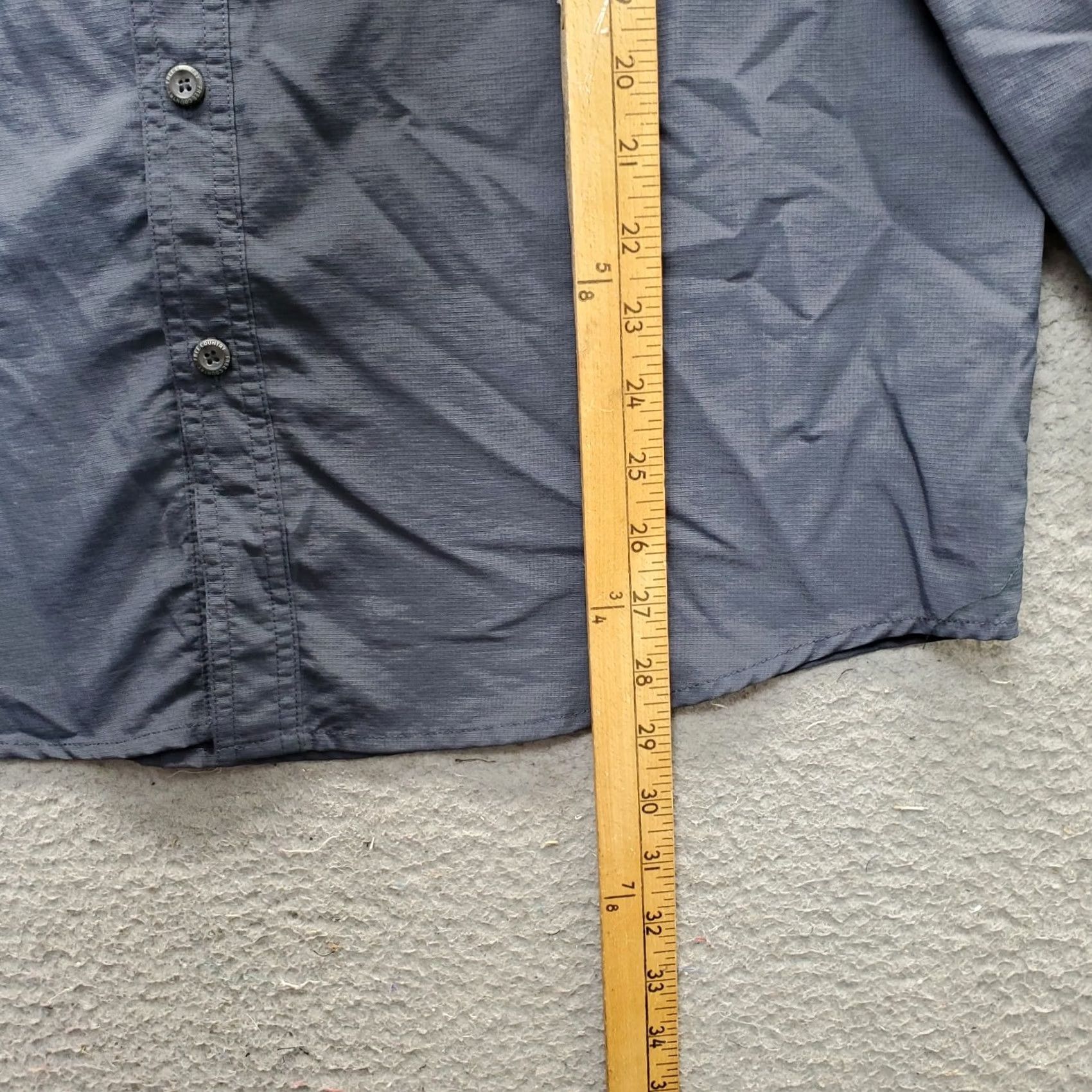 Free Country Free Country Shirt Mens Size M Button Up Gray Chest Pocket Long Sleeve Crew Collared Outdoor Casual Size US M / EU 48-50 / 2 - 5 Thumbnail