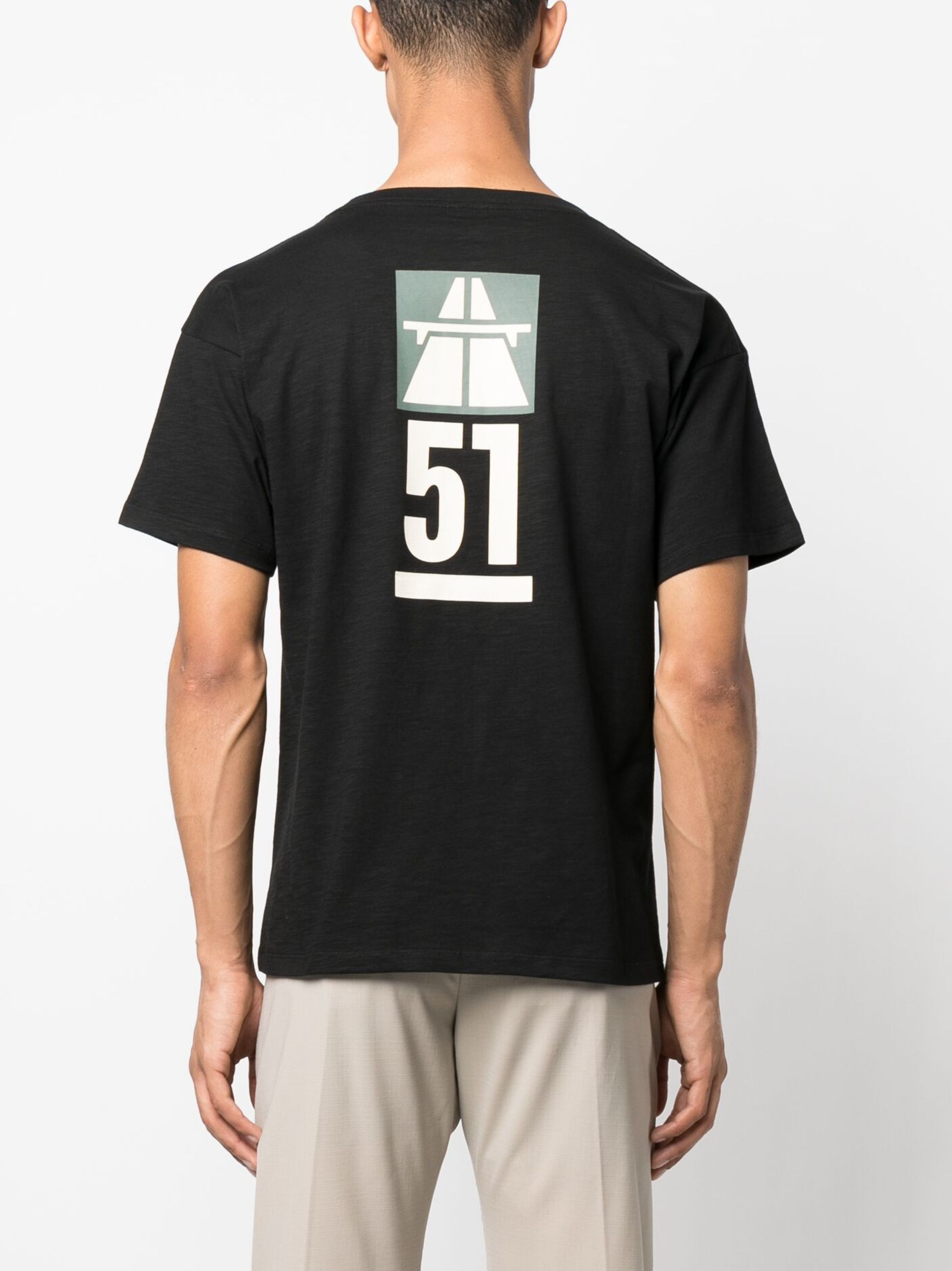 Bally o1y1224 Short Sleeves Logo Print Cotton T-Shirt in Black Size US L / EU 52-54 / 3 - 4 Thumbnail