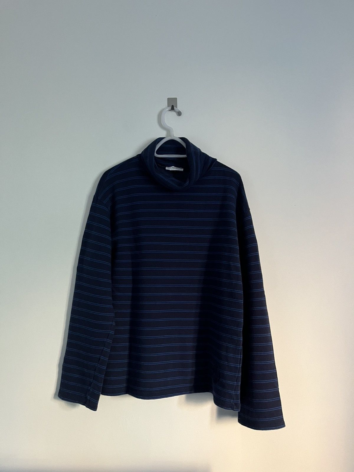Gosha Rubchinskiy Gosha Rubchinskiy Turtleneck Striped Jumper Longsleeve Size US M / EU 48-50 / 2 - 1 Thumbnail
