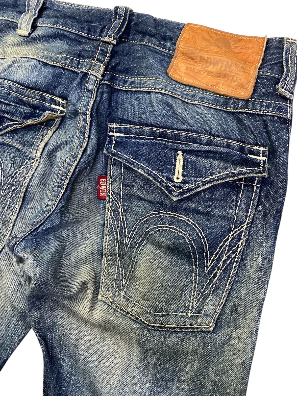 Edwin × If Six Was Nine Vintage Edwin Blue Trip Flared Denim Size US 33 - 3 Thumbnail