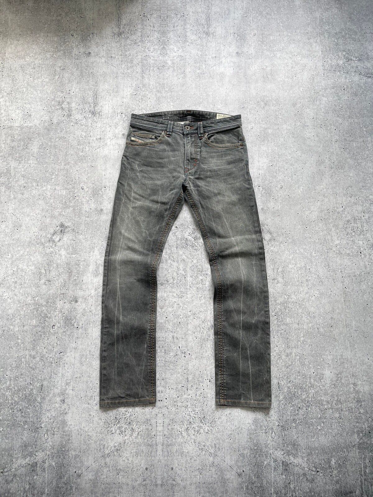 Pre-owned Diesel X Vintage Diesel Denim Jeans Pants Y2k In Grey