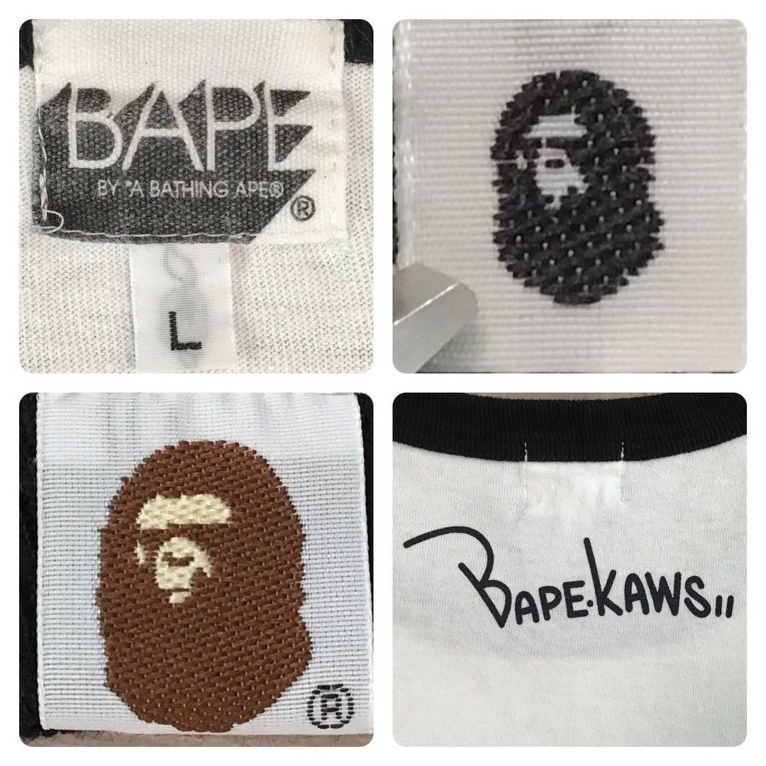Bape × Kaws BAPE × KAWS LOGO T-shirt a bathing ape NIGO Size US L / EU 52-54 / 3 - 7 Thumbnail