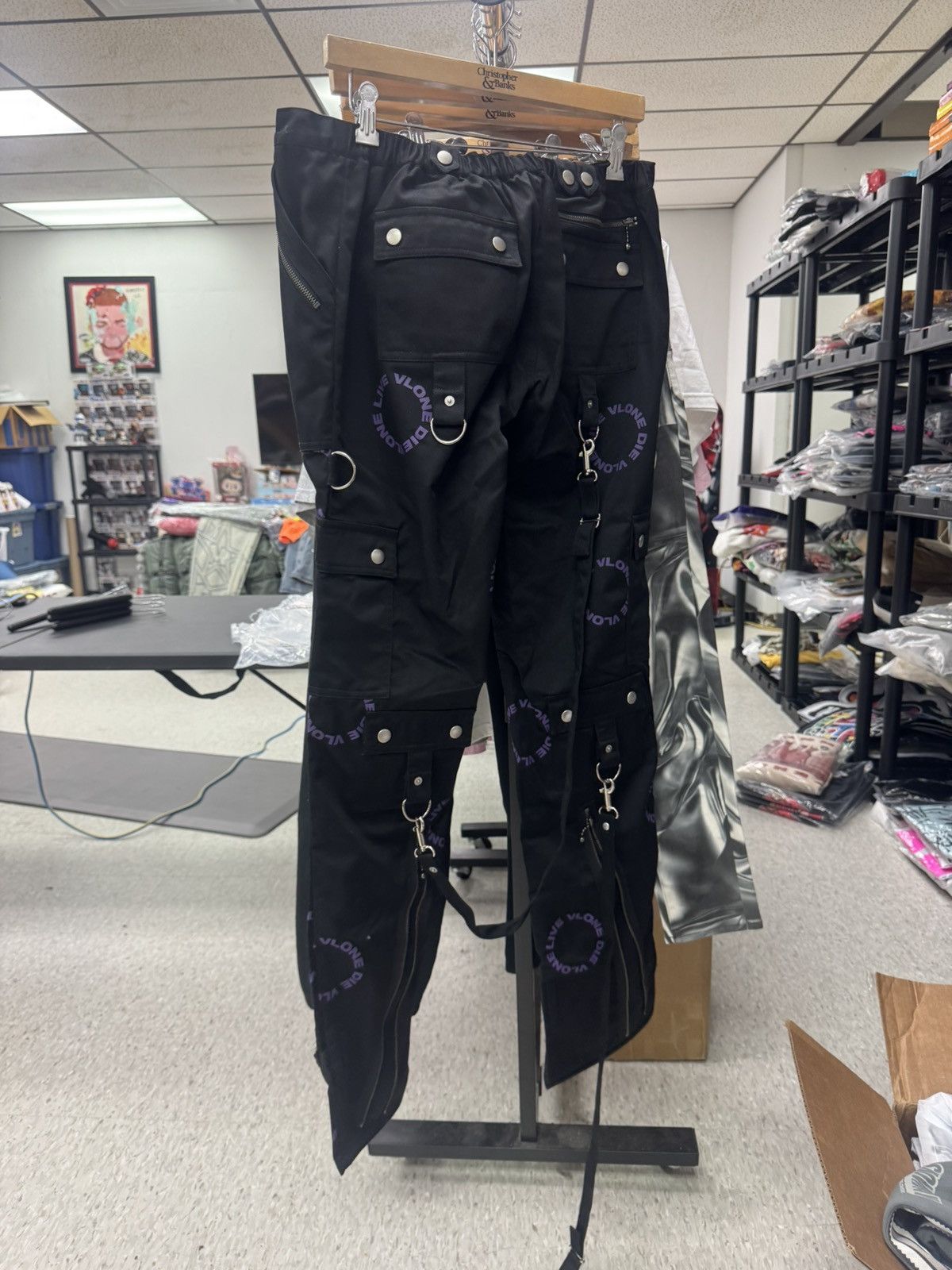 Vlone VLONE Purple Bondage Pants Sz XL Size US 36 / EU 52 - 2 Thumbnail