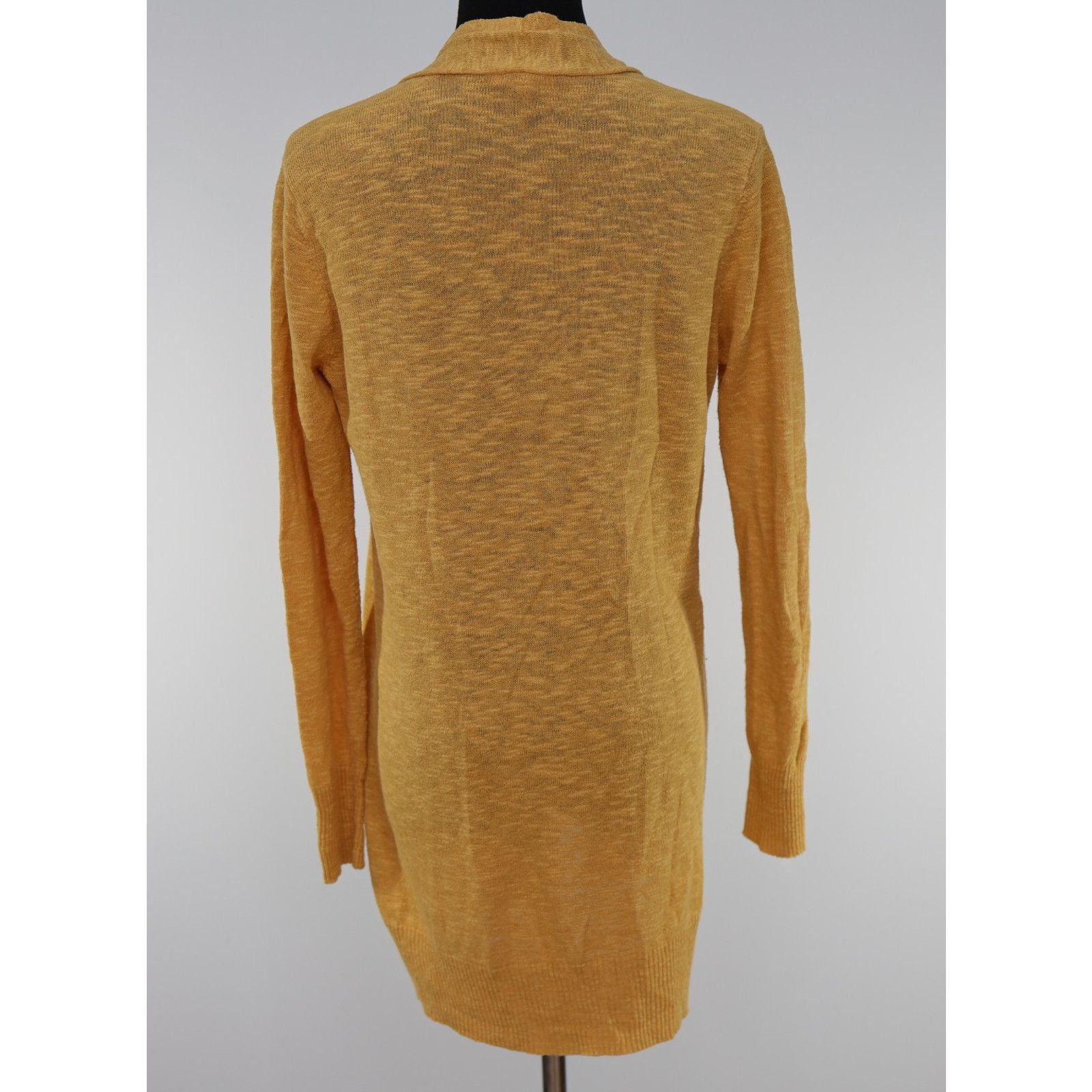 Eileen Fisher EILEEN FISHER Cotton Linen Open Front Long Cardigan Sz PS Size S / US 4 / IT 40 - 4 Thumbnail