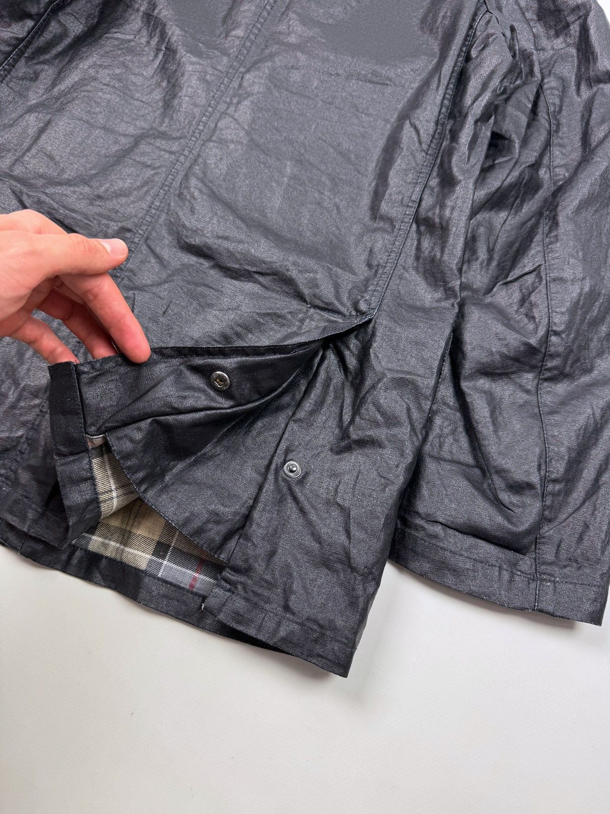 Barbour Barbour Keats Black Linen/Polyurethane Coat Jacket Size US S / EU 44-46 / 1 - 19 Thumbnail