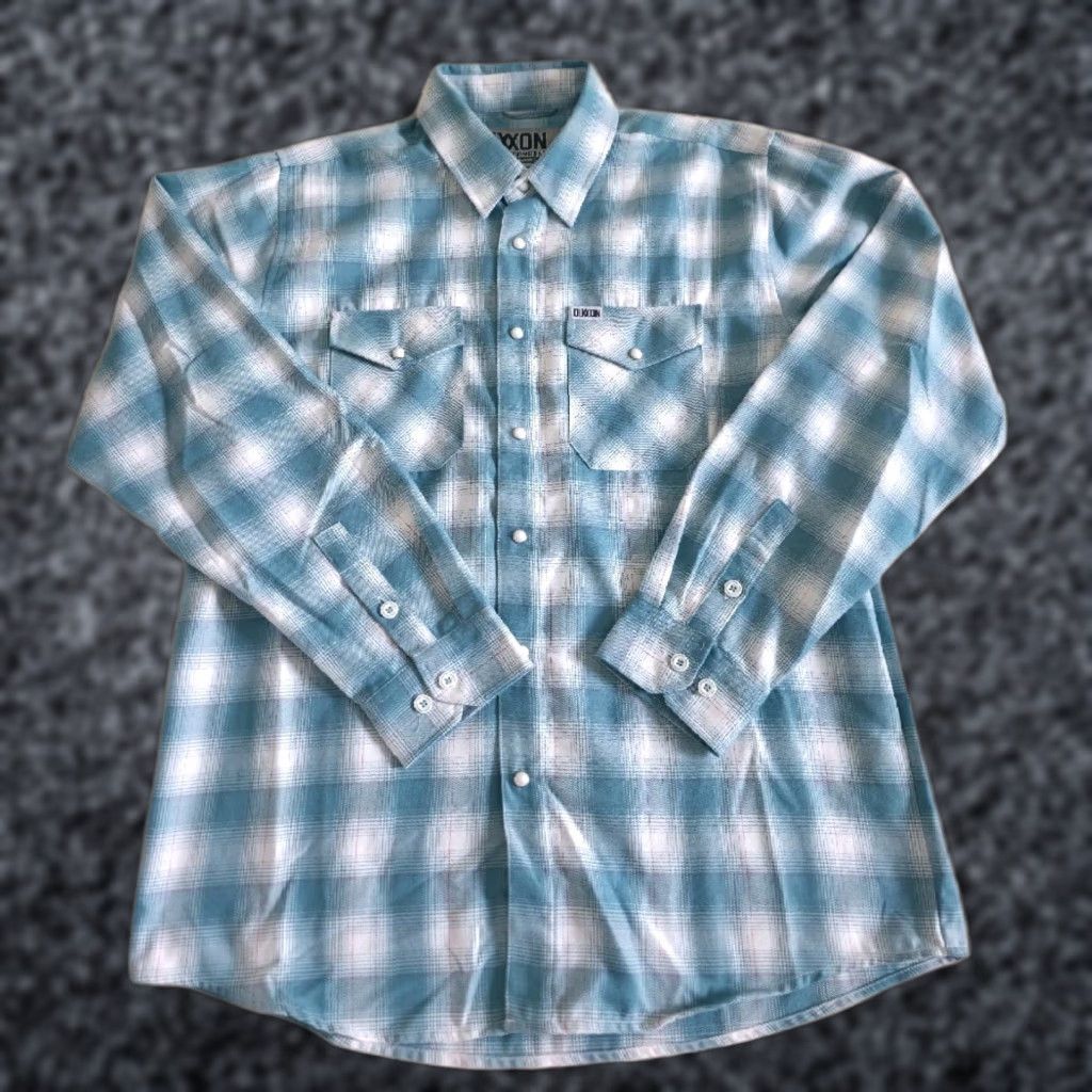 Dixxon Flannel Company Fria Men's Multicolor Plaid Snap Shirt Ls Sz L Button-Up (Regular Fit)