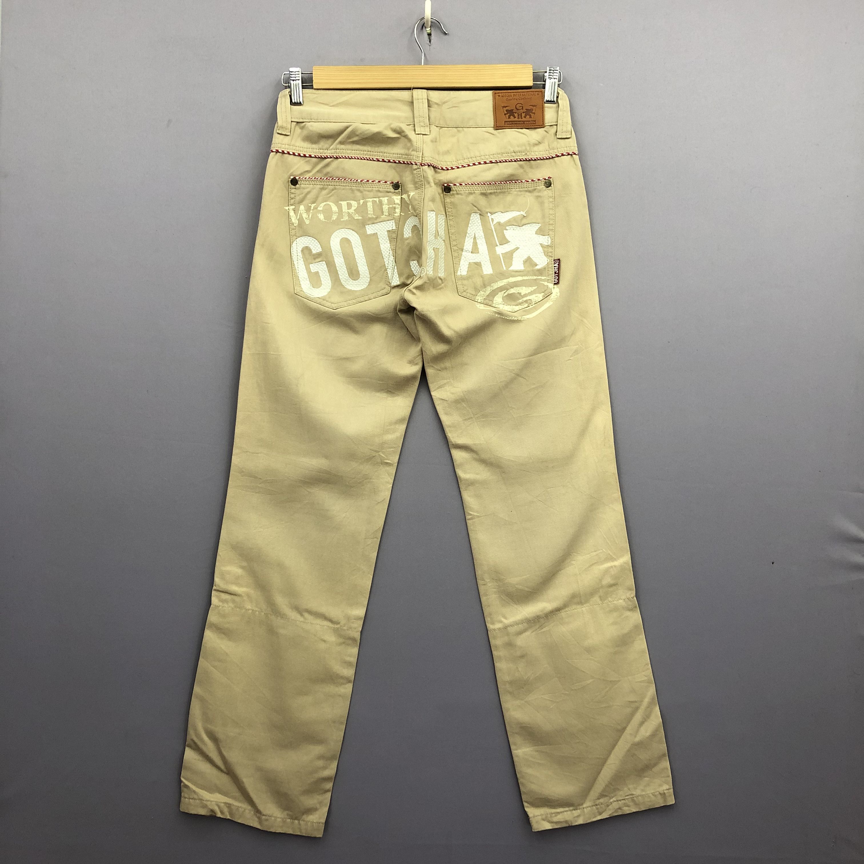 Gotcha Vintage Gotcha Jeans Surfwear Letterman Statement Denim Size US 28 / EU 44 - 1 Thumbnail