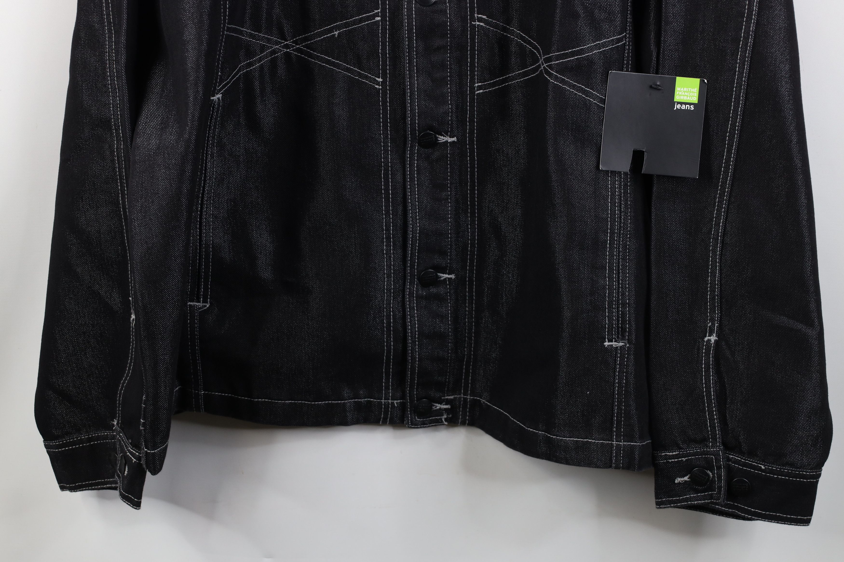 Marithe + Francois Girbaud Deadstock Vintage 90s Marithe Francois Girbaud Jacket Black Size US XL / EU 56 / 4 - 3 Thumbnail
