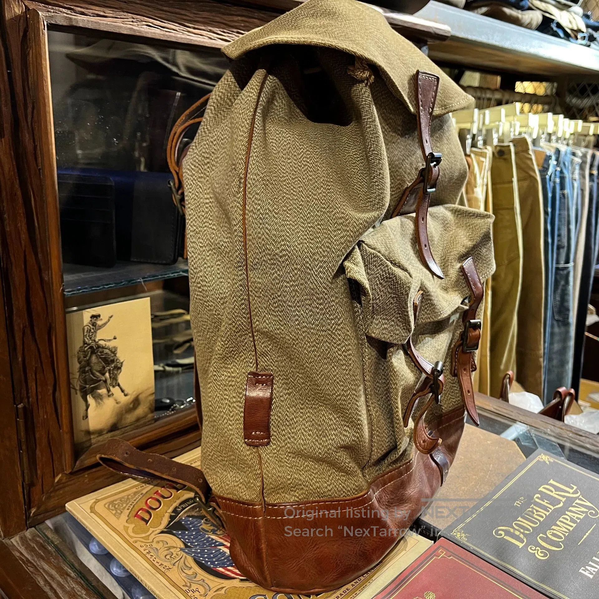 RRL Ralph Lauren double rl rrl pepper salt backpack. Size ONE SIZE - 2 Thumbnail