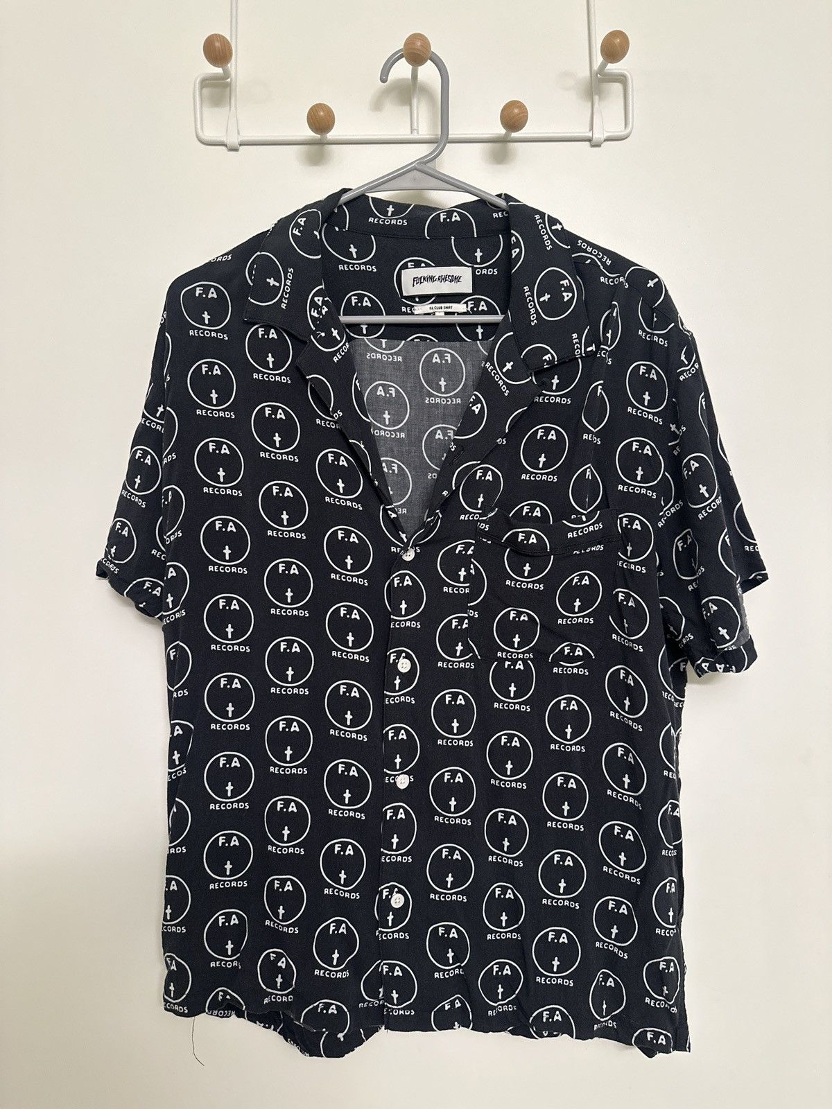 Fucking Awesome Fucking Awesome FA Records Button Up Black M Size US M / EU 48-50 / 2 - 1 Thumbnail