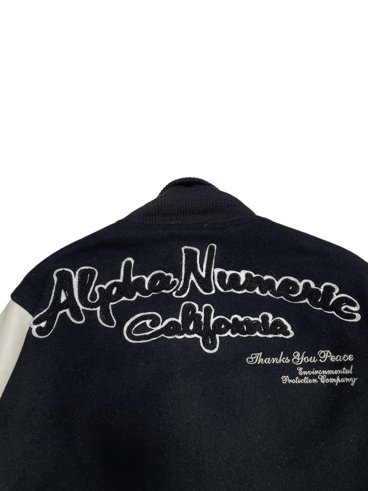 Alphanumeric Rare Vintage Brand Alphanumeric Leather Varsity Jacket 2000s Size US M / EU 48-50 / 2 - 4 Thumbnail