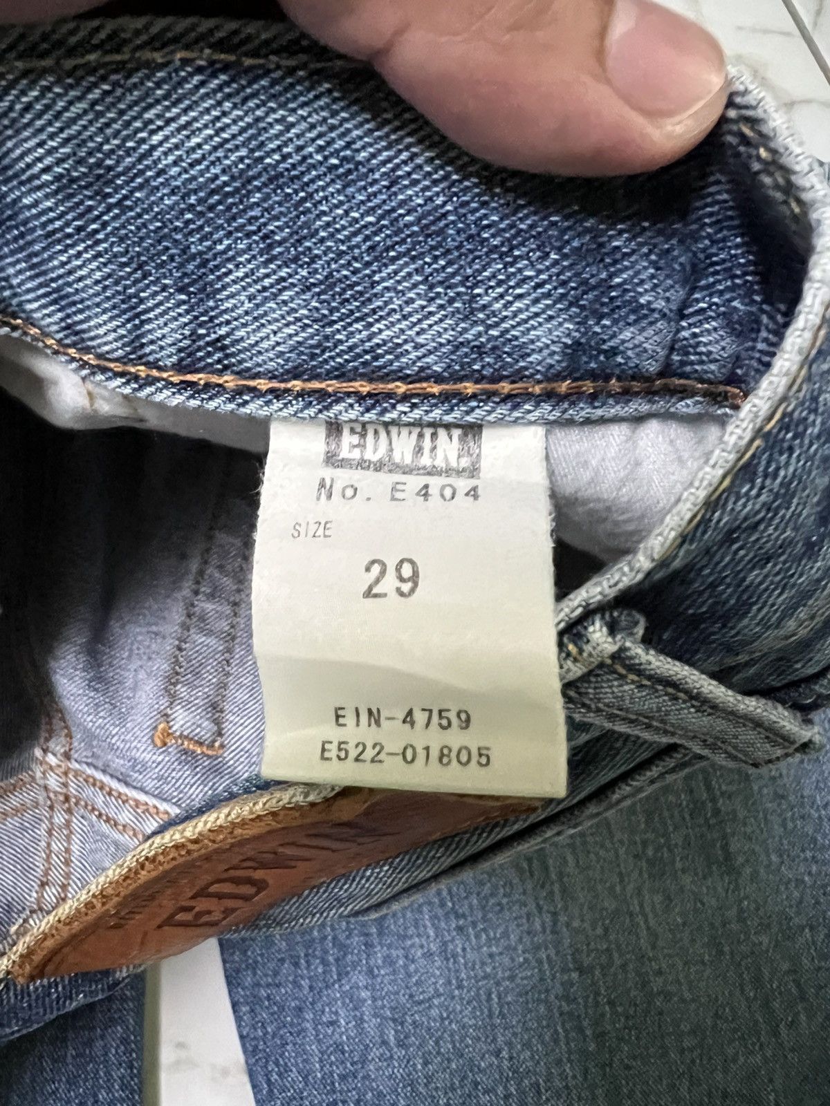 Beauty Beast × Edwin 💥Baggy💥Vintage Edwin Made In Japan Distress Jean Size US 30 / EU 46 - 18 Thumbnail