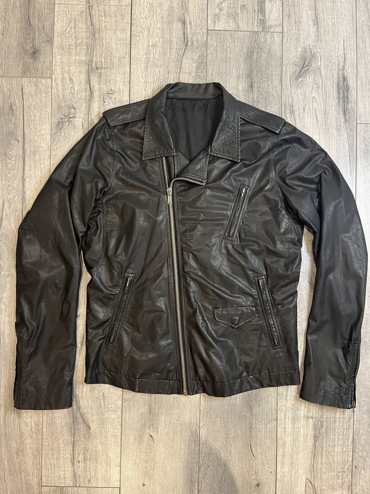 Rick Owens Rick Owen’s black calf leather jacket. Size 54 Size US L / EU 52-54 / 3 - 1 Thumbnail