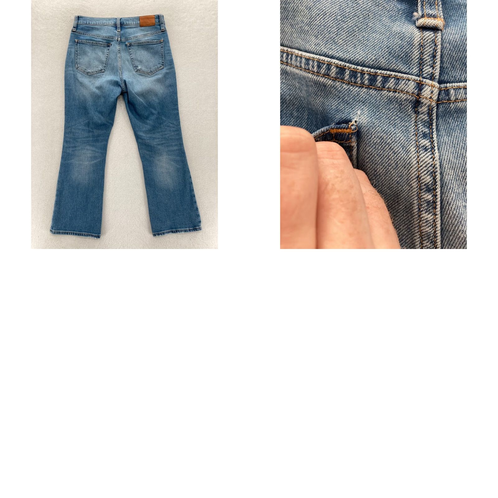 J.Crew J.CREW Jeans Women's 26 Billie Demi Boot Crop Medium Wash Blue Stretch Denim Size 26" / US 2 / IT 38 - 10 Thumbnail